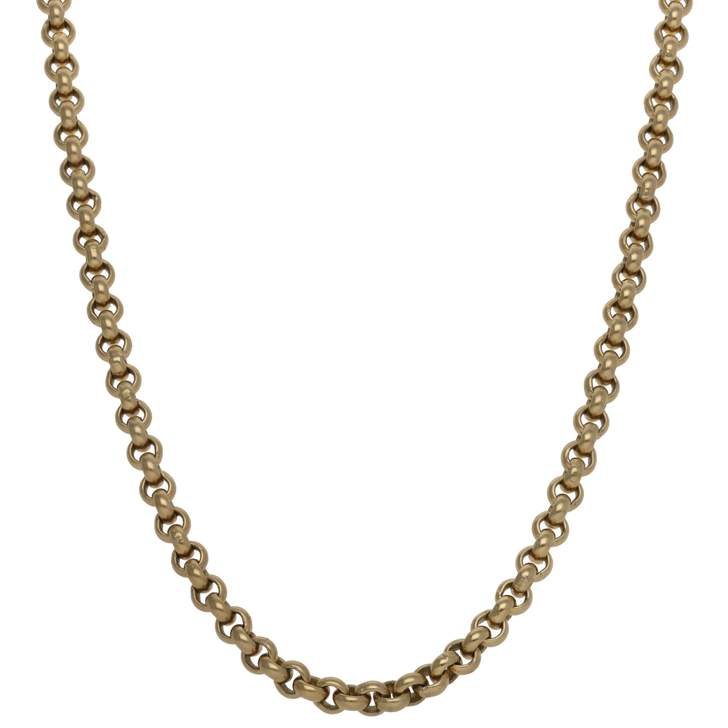 9ct Gold Belcher Chain 18"