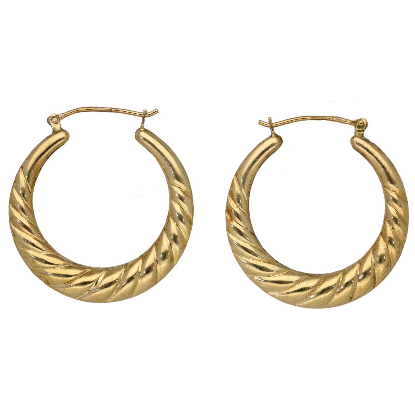 9ct Gold Creole Earrings