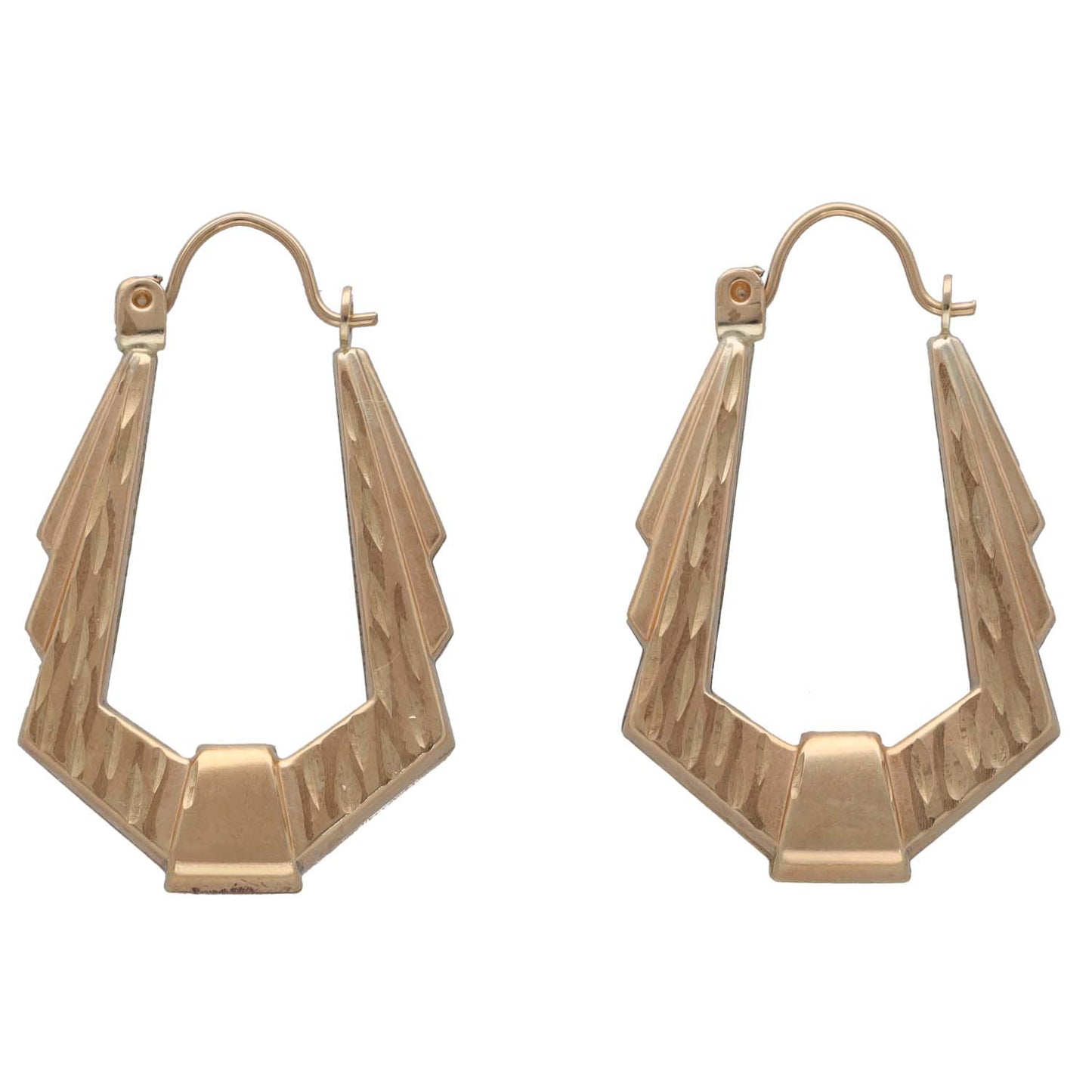 9ct Gold Creole Earrings