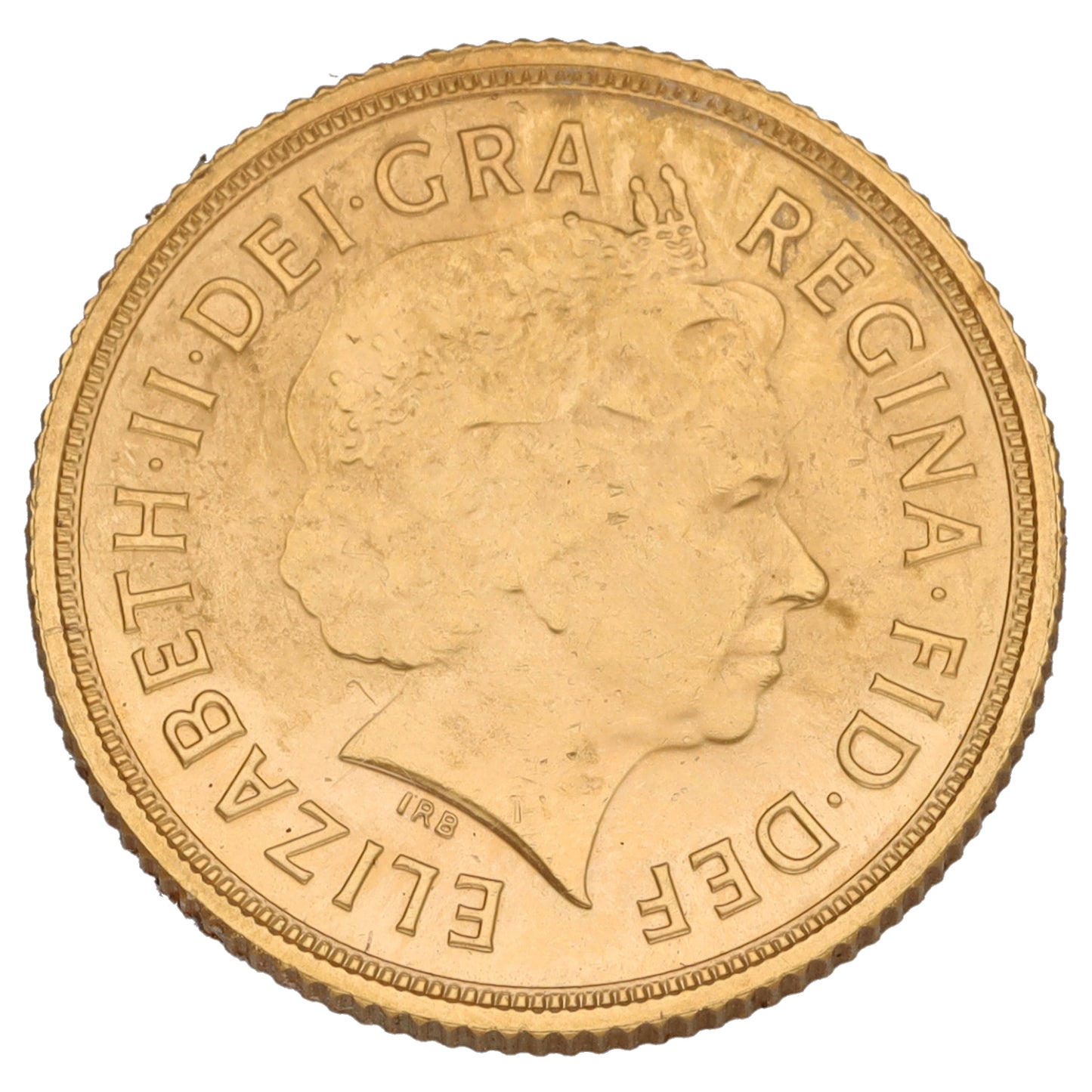 22ct Gold Queen Elizabeth II Full Sovereign Coin 2013