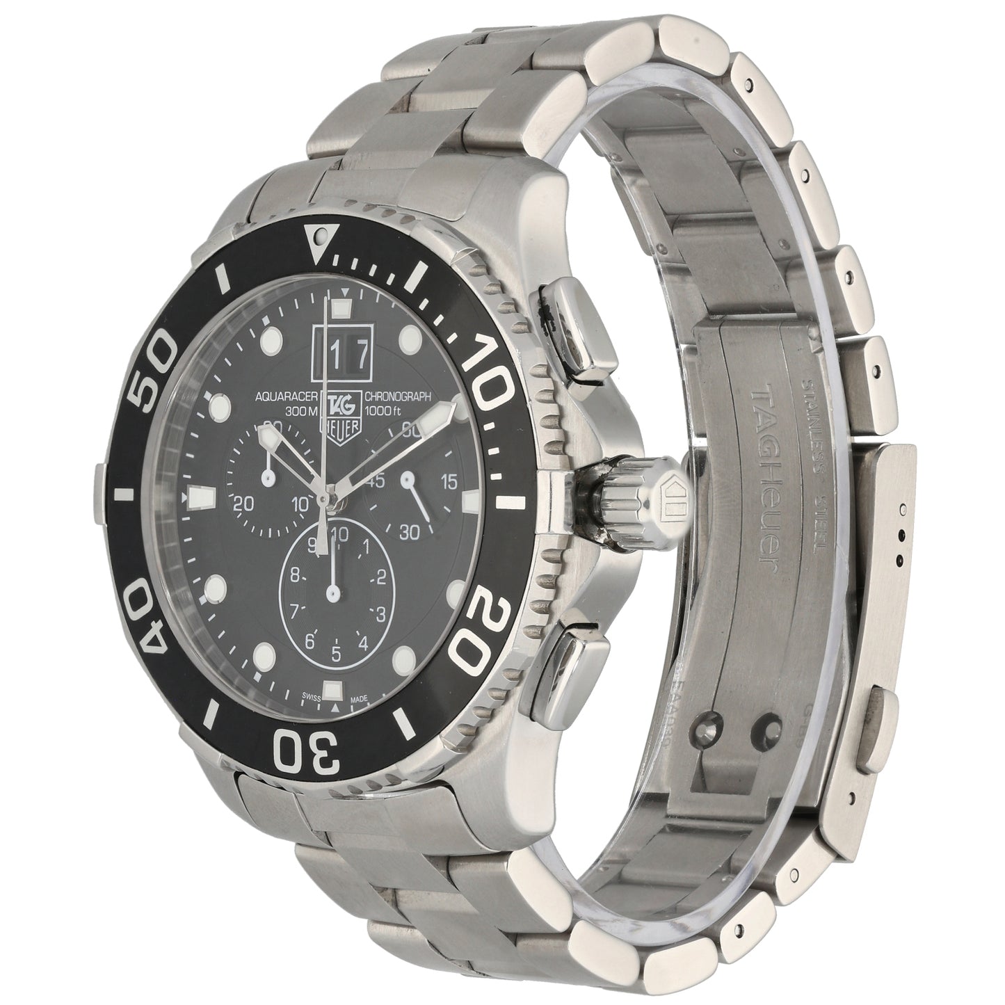 Tag Heuer Aquaracer CAN1010 43mm Stainless Steel Watch