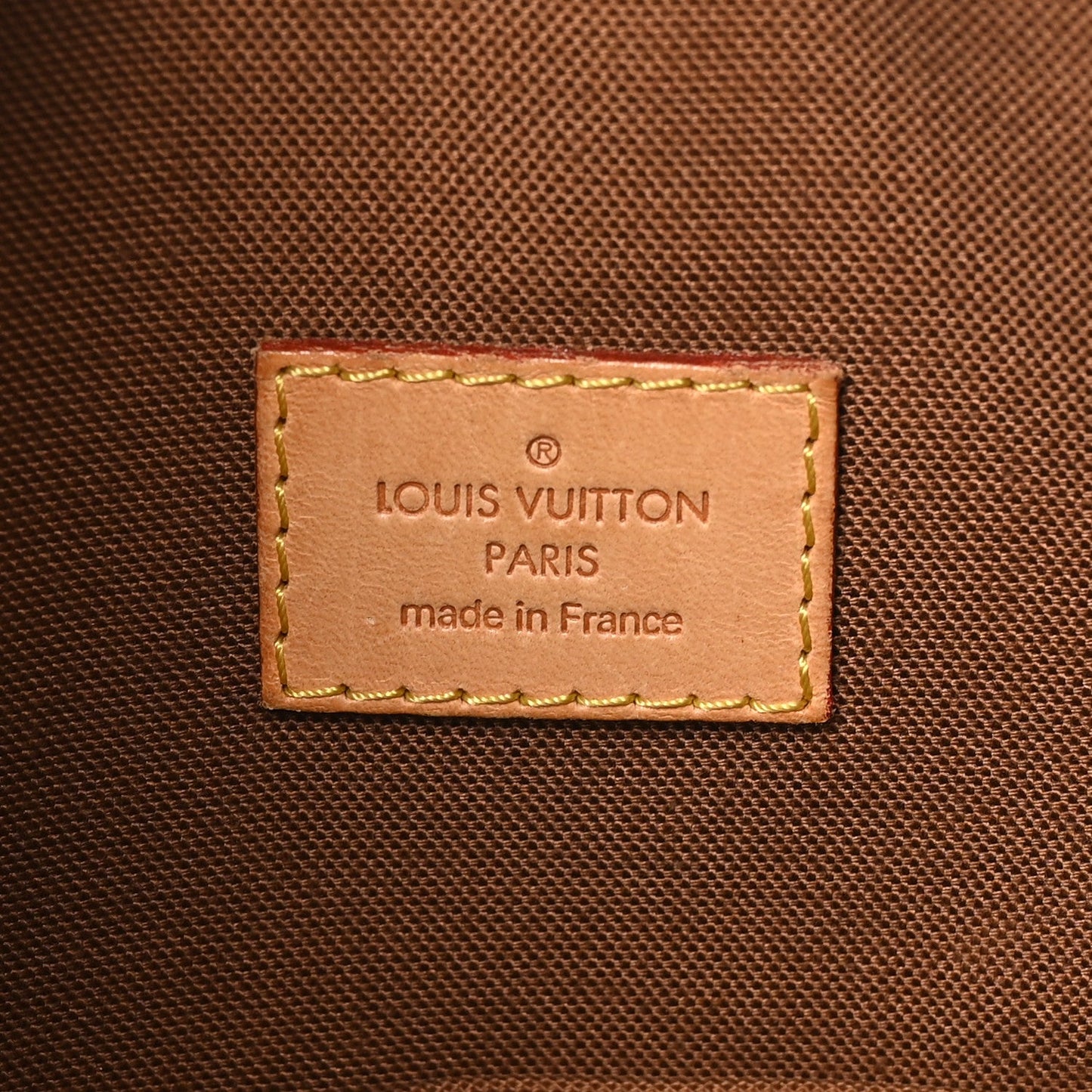 Louis Vuitton Odeon MM Monogram Coated Canvas Bag - Brown