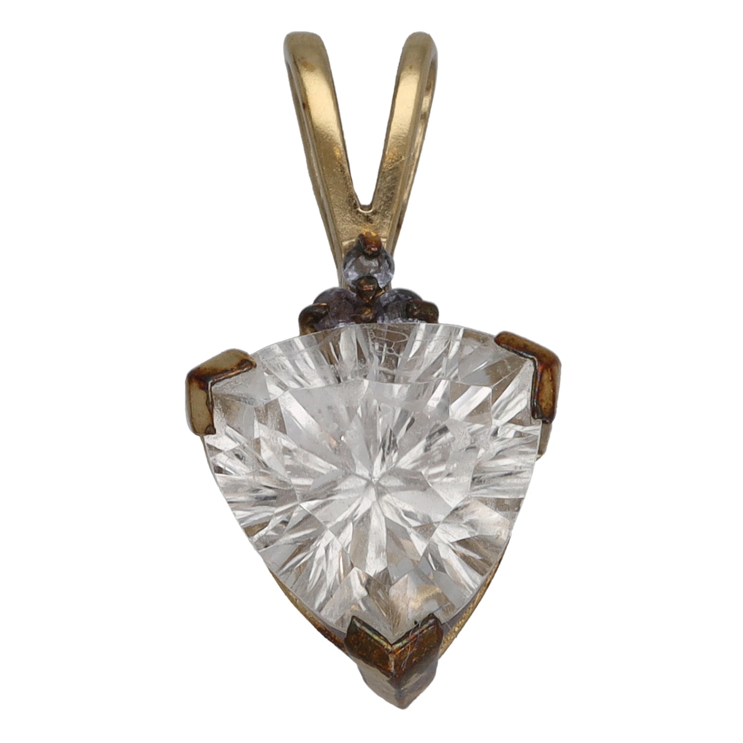 9ct Gold Topaz Dress/Cocktail Pendant