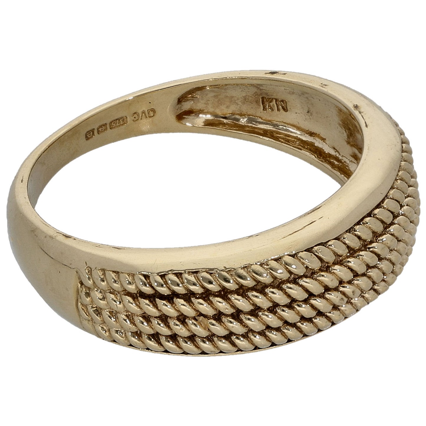 9ct Gold Alternative Ring Size L