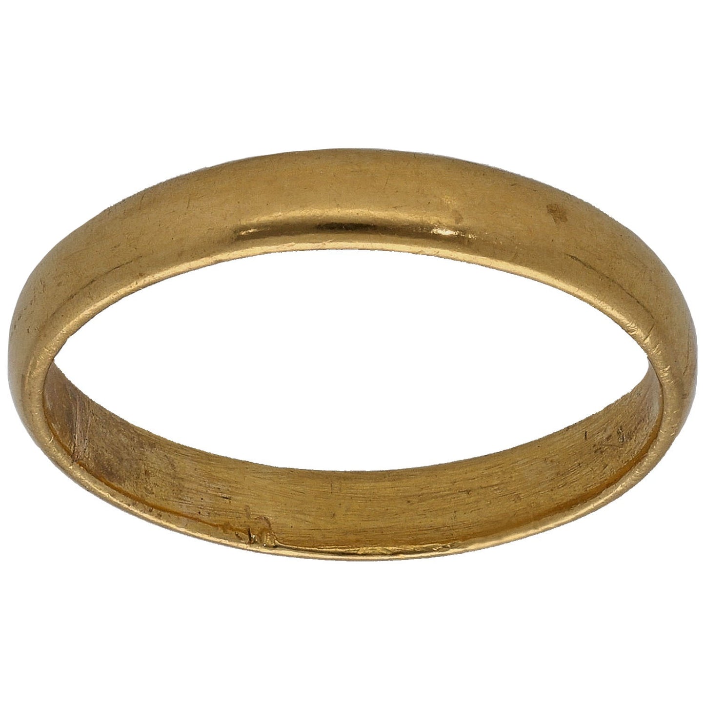 22ct Gold Plain Wedding Ring Size K