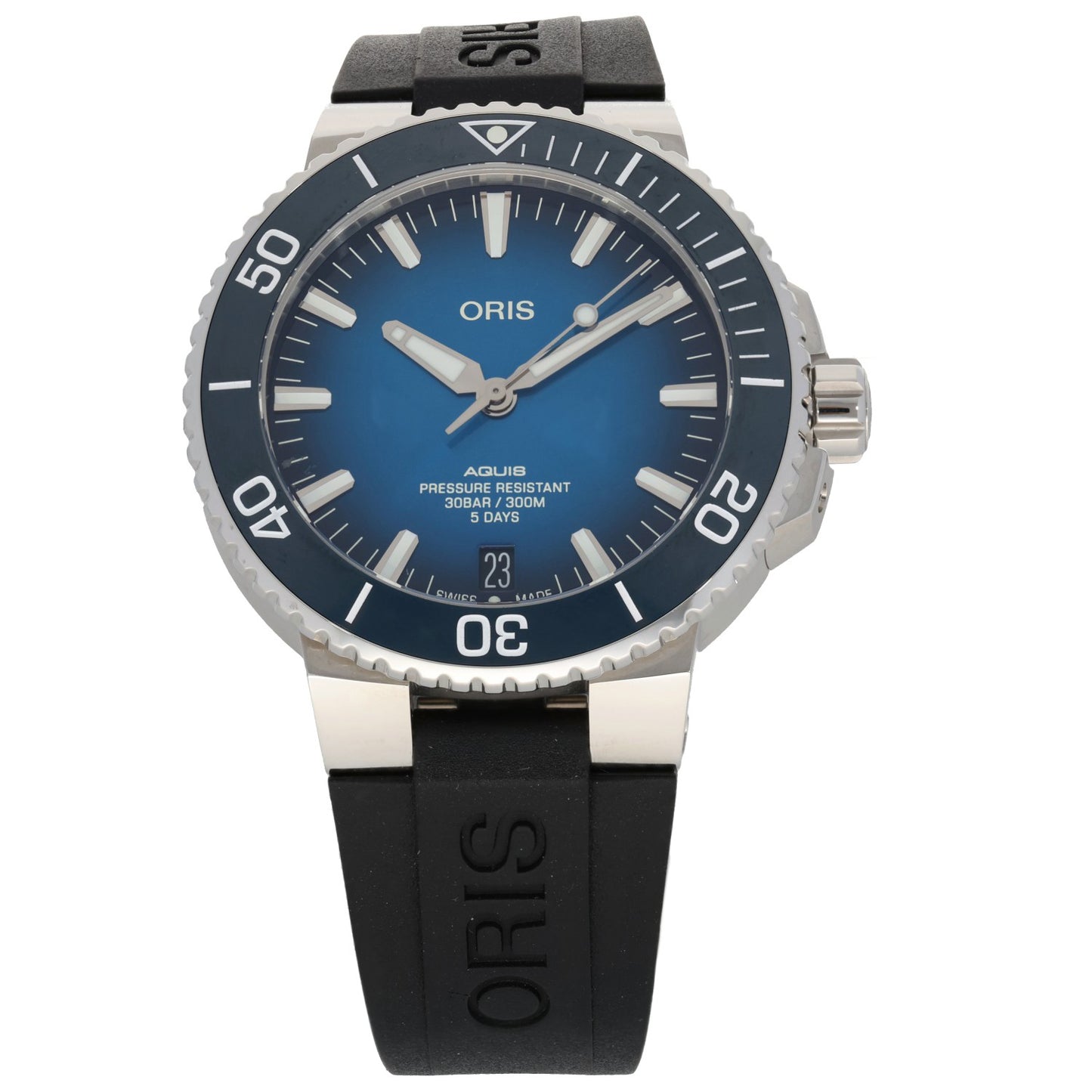 Oris Aquis 7763 43.5mm Stainless Steel Watch