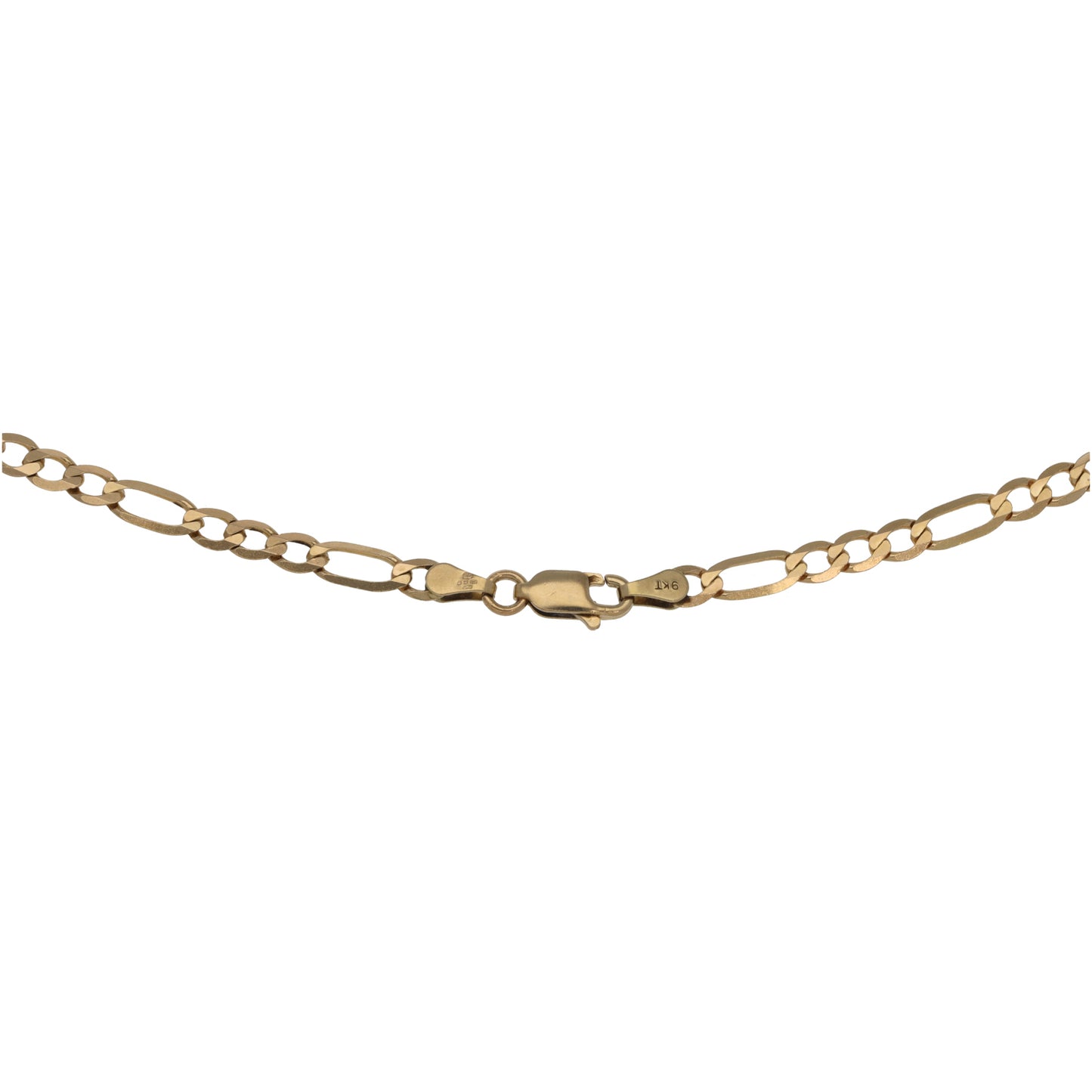 9ct Gold Figaro Chain 20"