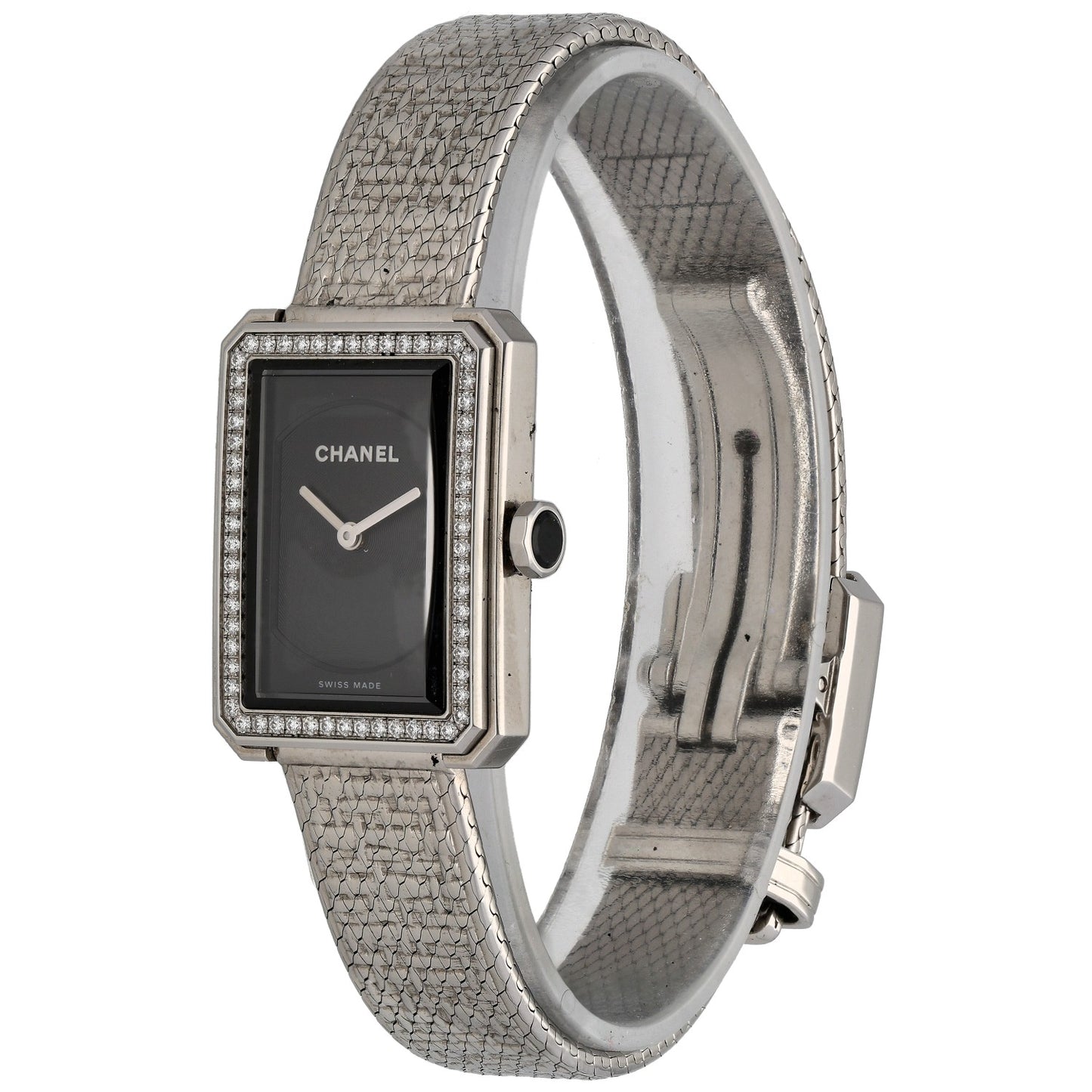 Chanel Boy·Friend Small Tweed H4877 21.5mm Stainless Steel Watch