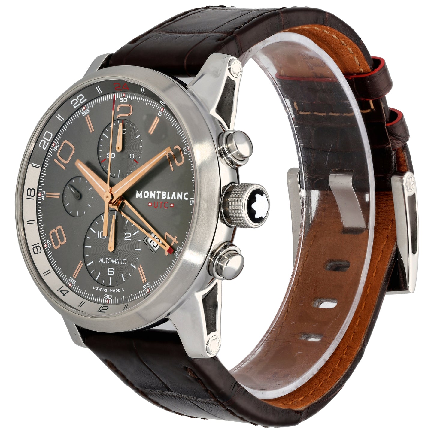 Montblanc Timewalker 7221 43mm Stainless Steel Watch
