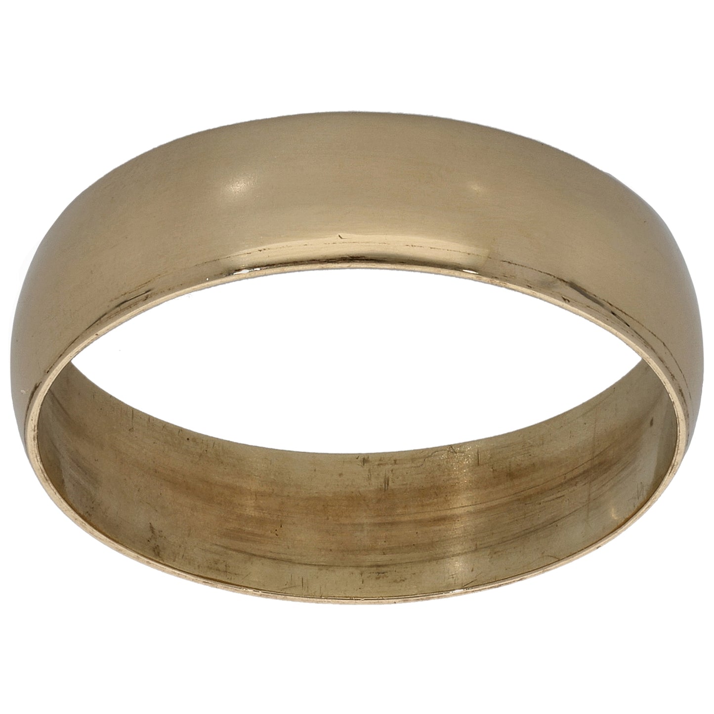 9ct Gold Plain Wedding Ring Size W