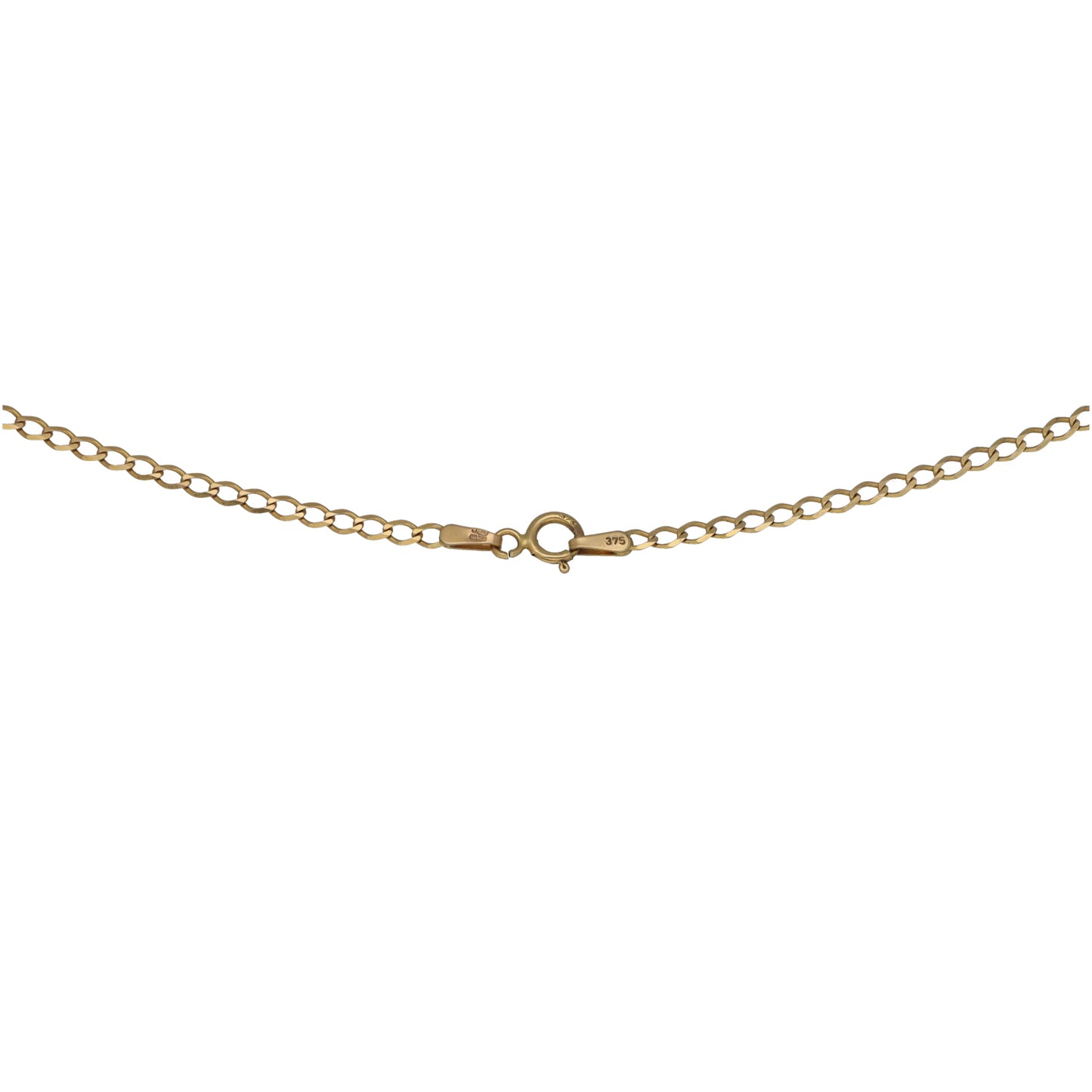 9ct Gold Curb Chain 20"