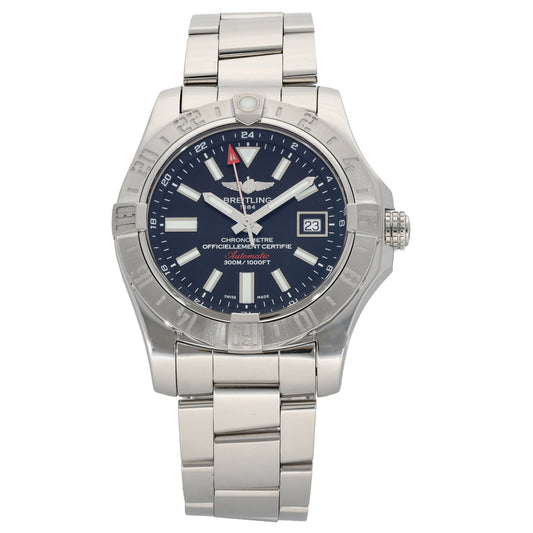Breitling Avenger II GMT A32390 43mm Stainless Steel Watch