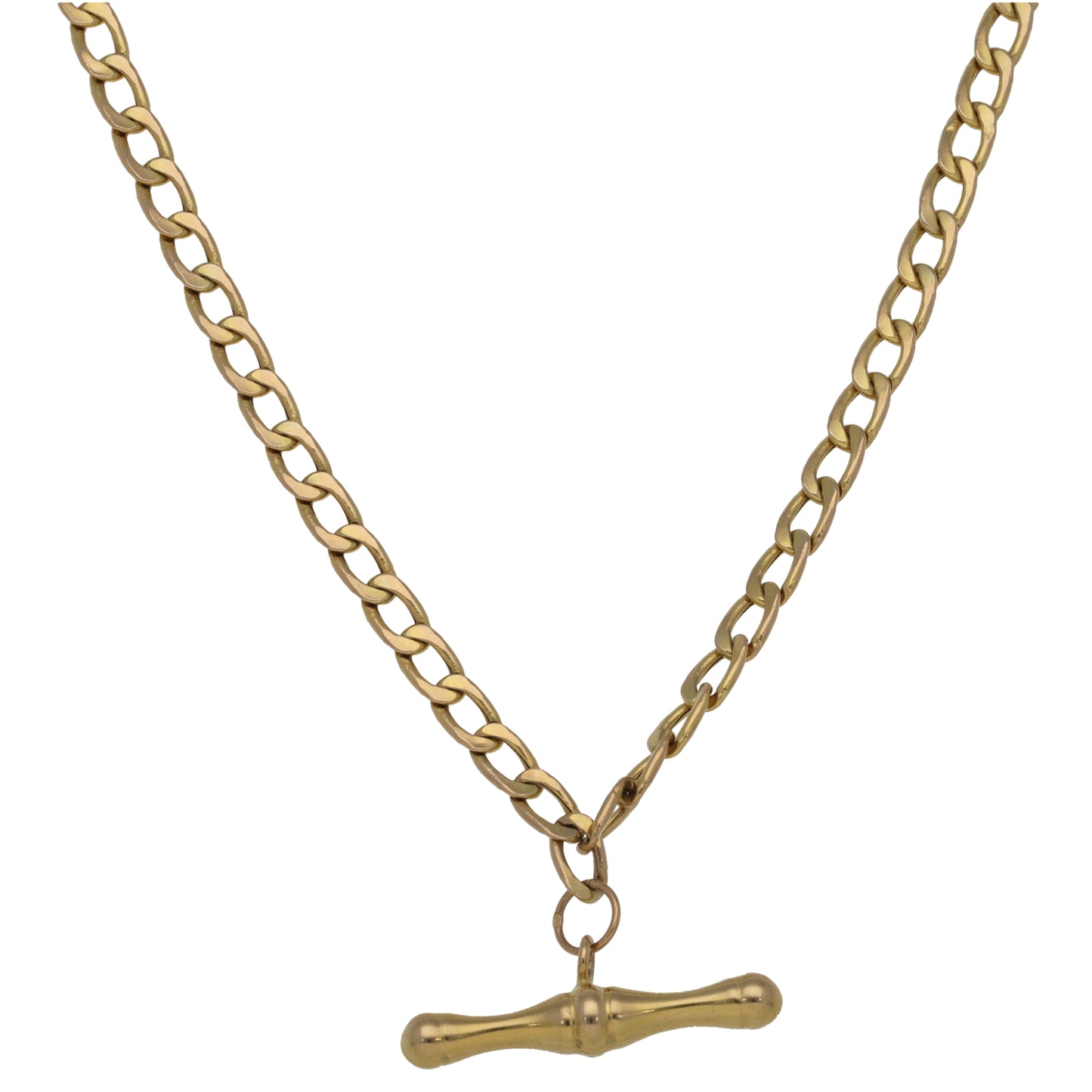 9ct Gold Curb Chain 18"