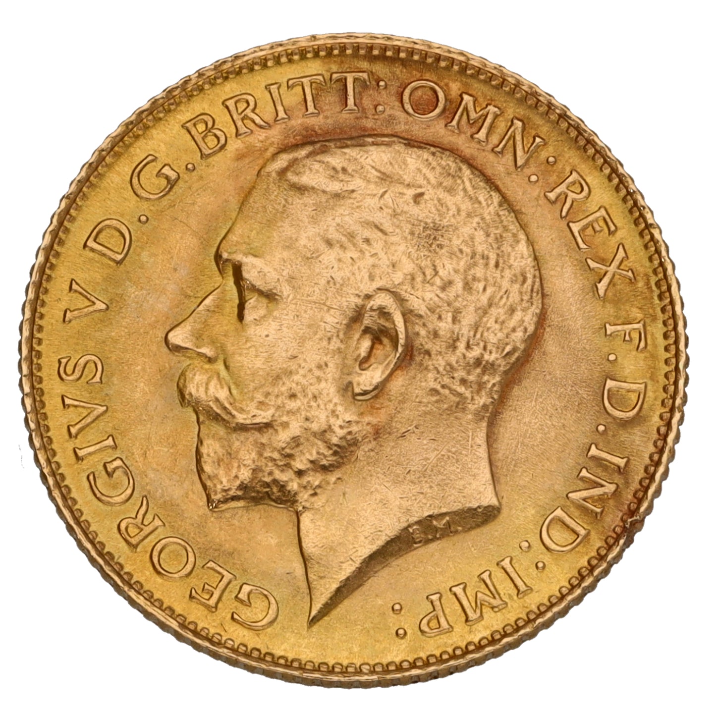 22ct Gold King George V Half Sovereign Coin 1925