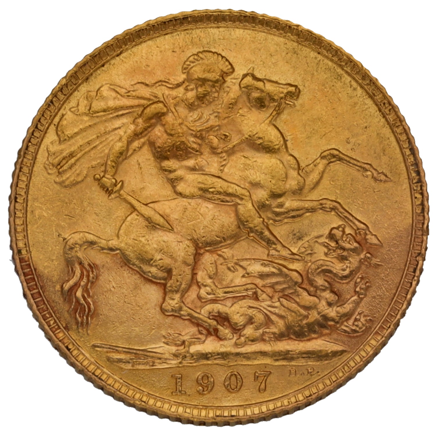 22ct Gold King Edward VII Full Sovereign Coin 1907 | H&T