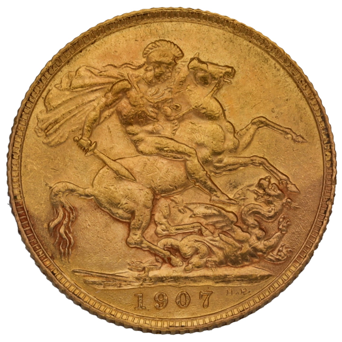22ct Gold King Edward VII Full Sovereign Coin 1907