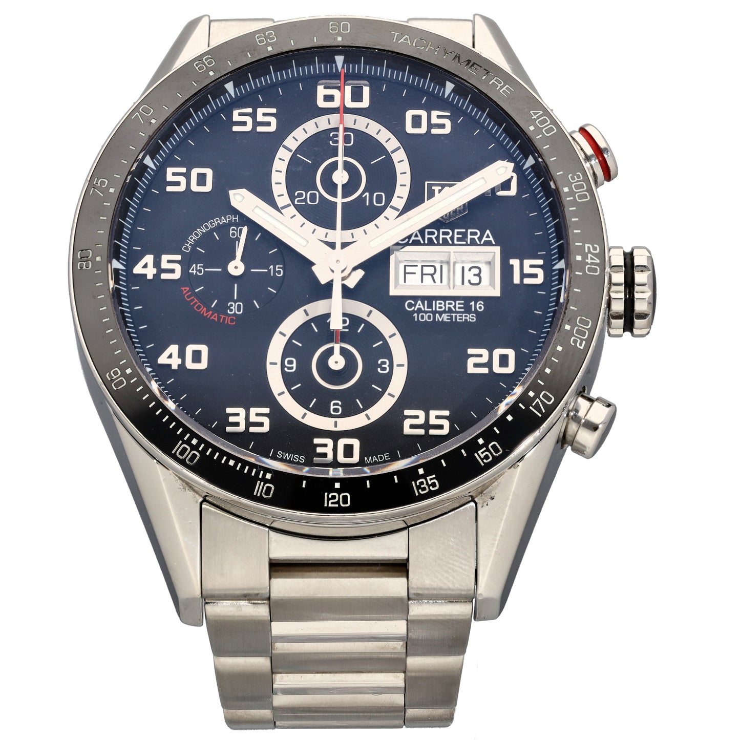 Tag Heuer Carrera CV2A1R 43mm Stainless Steel Watch