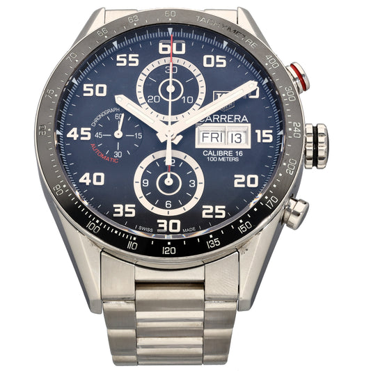 Tag Heuer Carrera CV2A1R 43mm Stainless Steel Watch