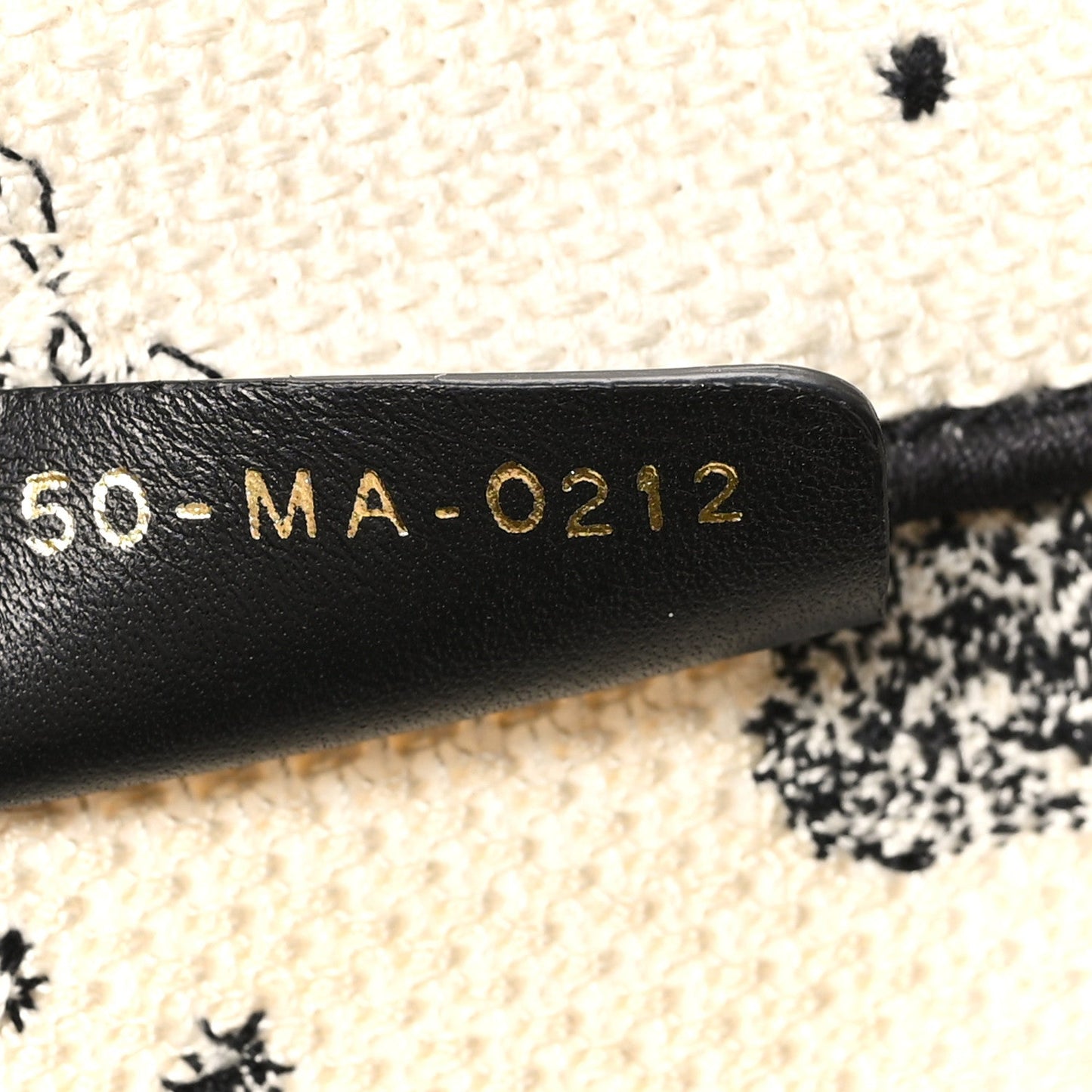 Christian Dior Embroidered Zodiac Canvas Book Tote Bag - Latte & Black