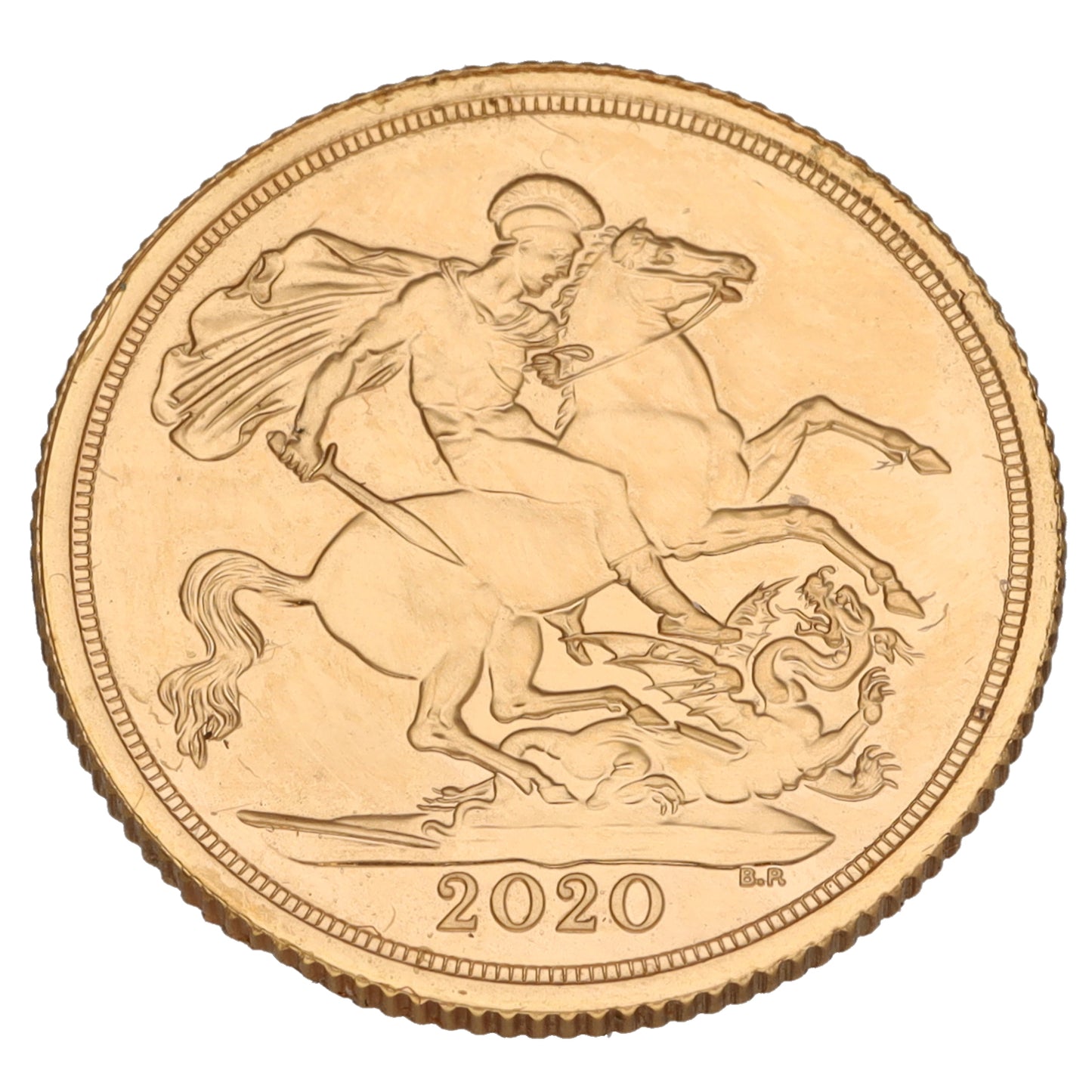 22ct Gold Queen Elizabeth II Full Sovereign Coin 2020