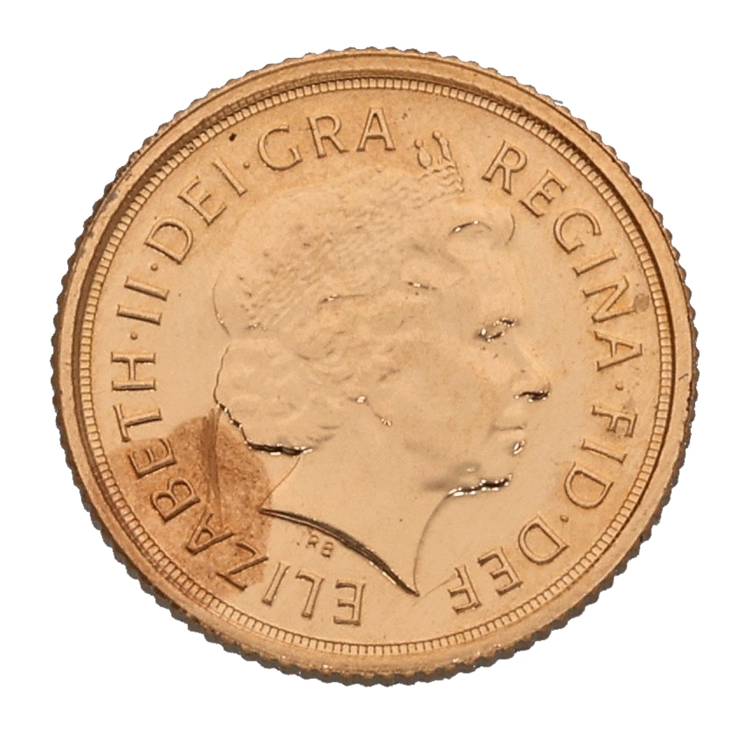 22ct Gold Queen Elizabeth II Quarter Sovereign Coin 2009