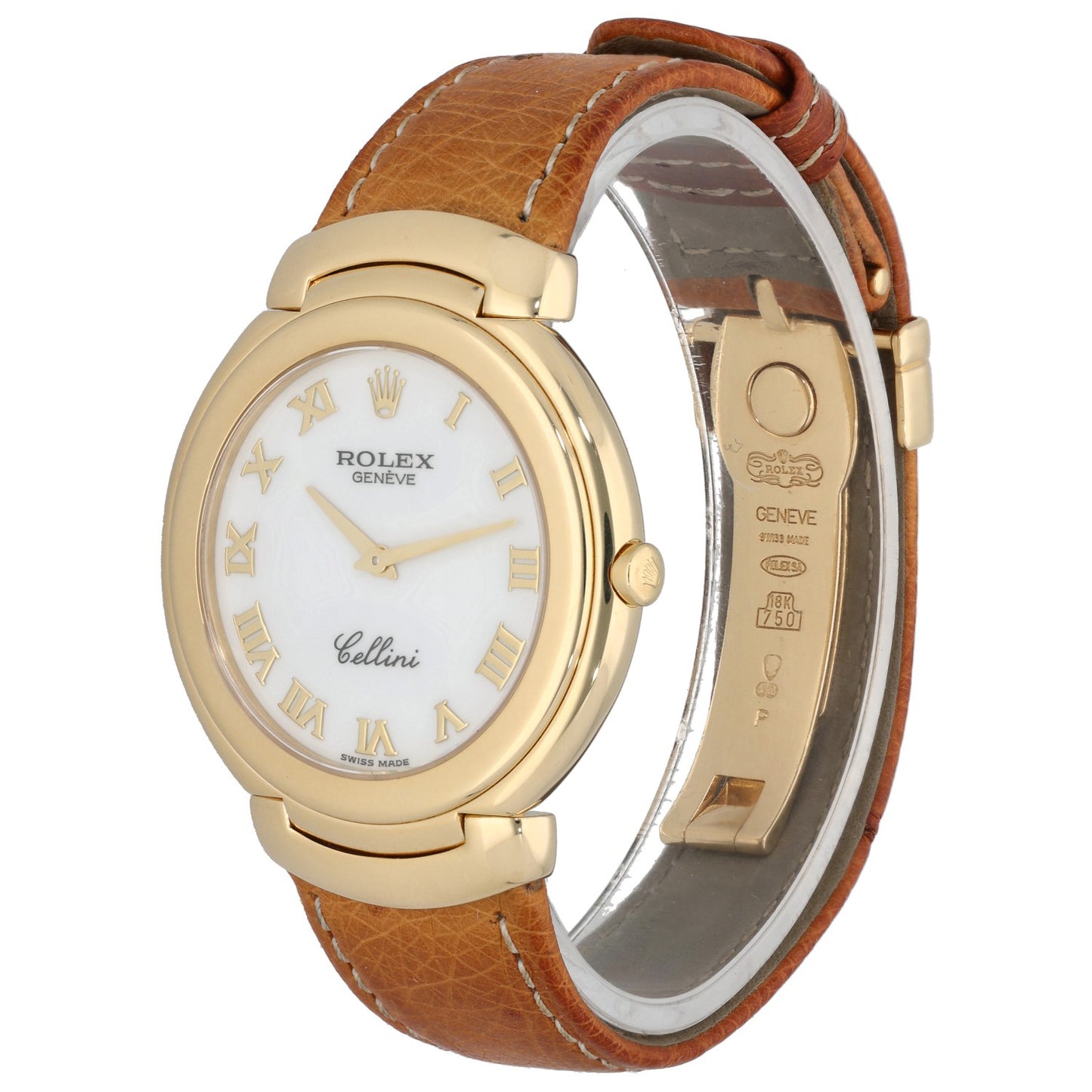 Rolex Cellini 6623 37mm Gold Watch