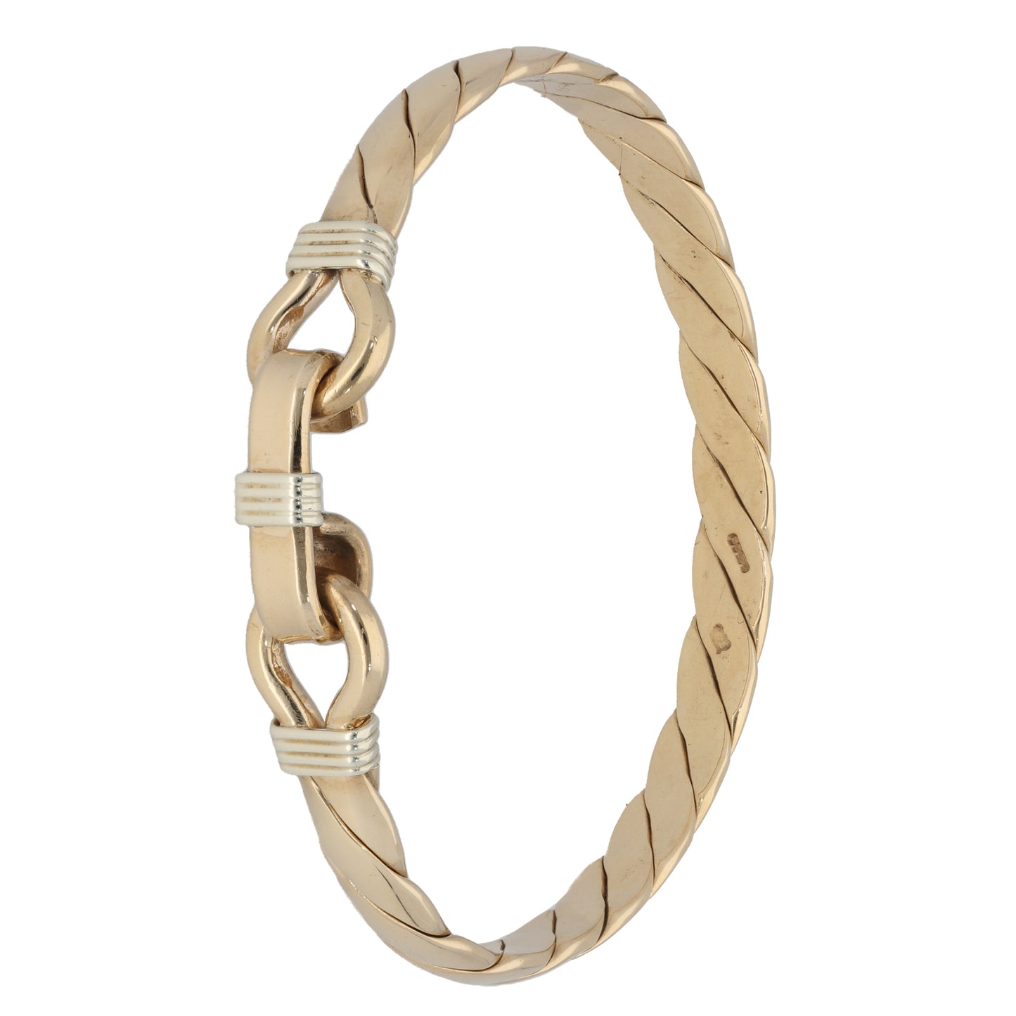 9ct Gold Hinged/Clasp Bangle