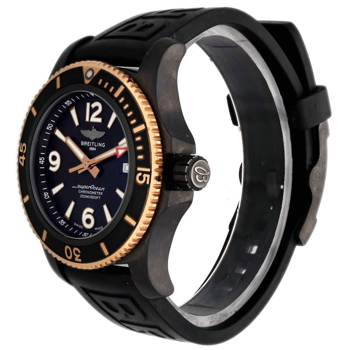 Breitling Superocean U17368 44mm PVD Stainless Steel Watch