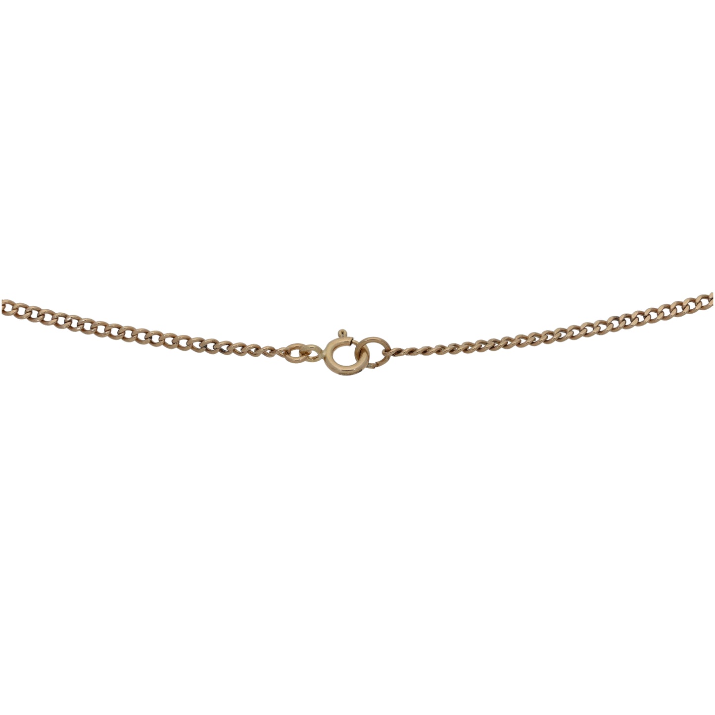 9ct Gold Curb Chain 18"