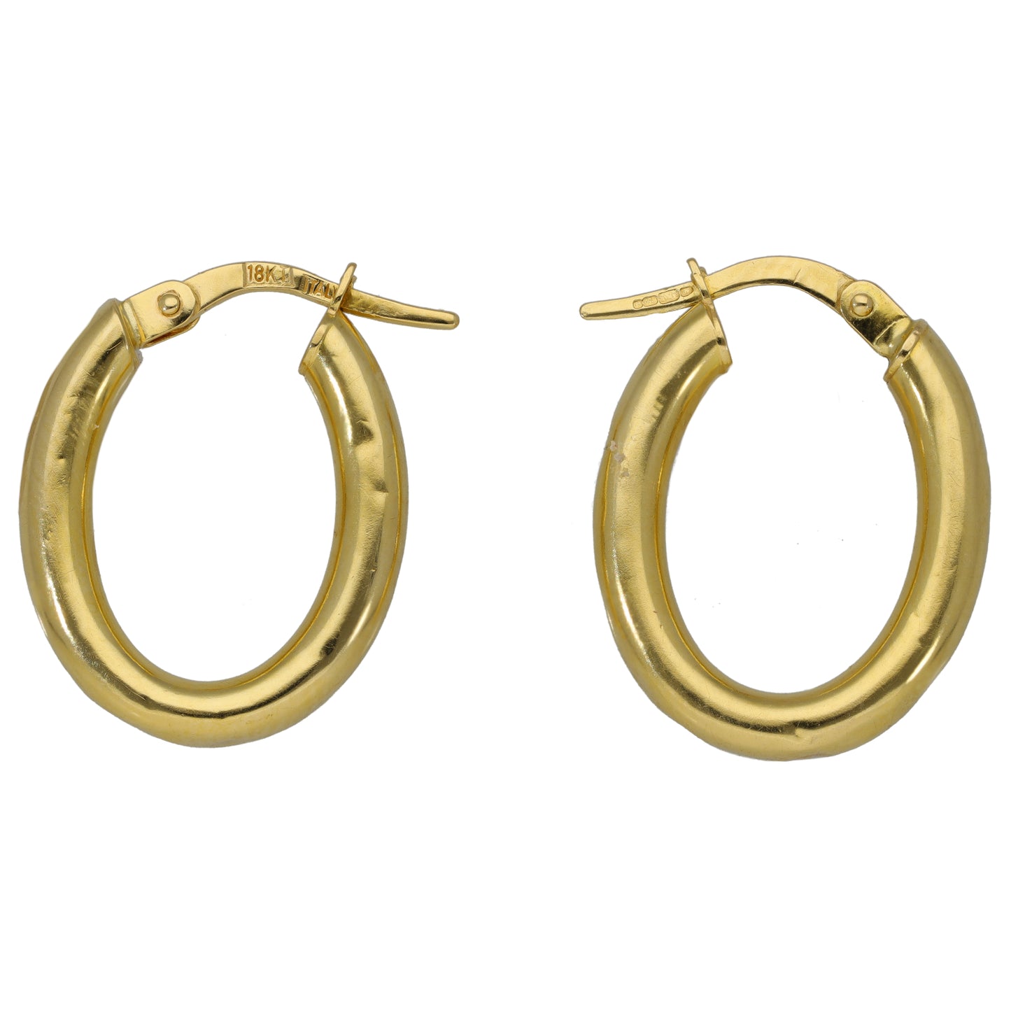 18ct Gold Creole Earrings