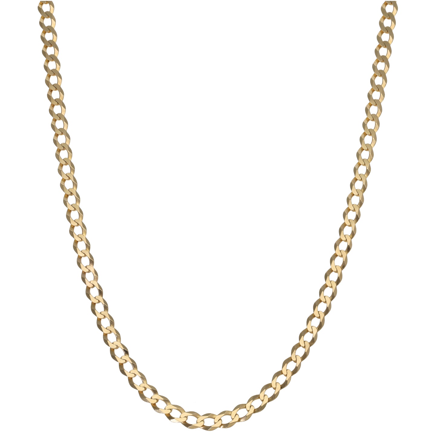 9ct Gold Curb Chain 20"