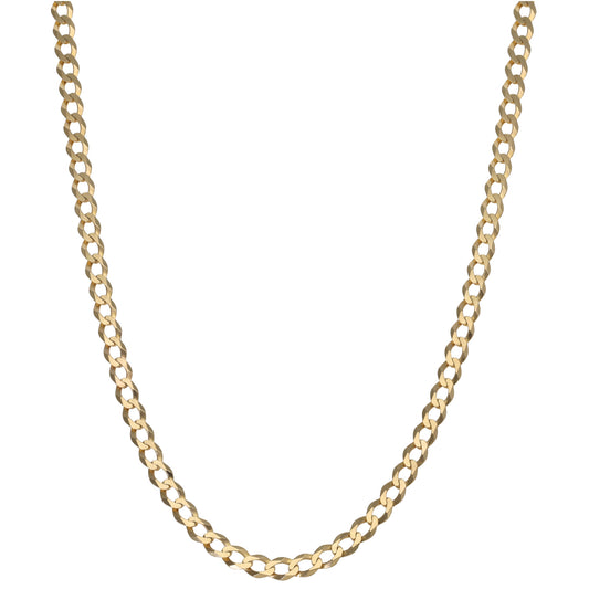 9ct Gold Curb Chain 20"