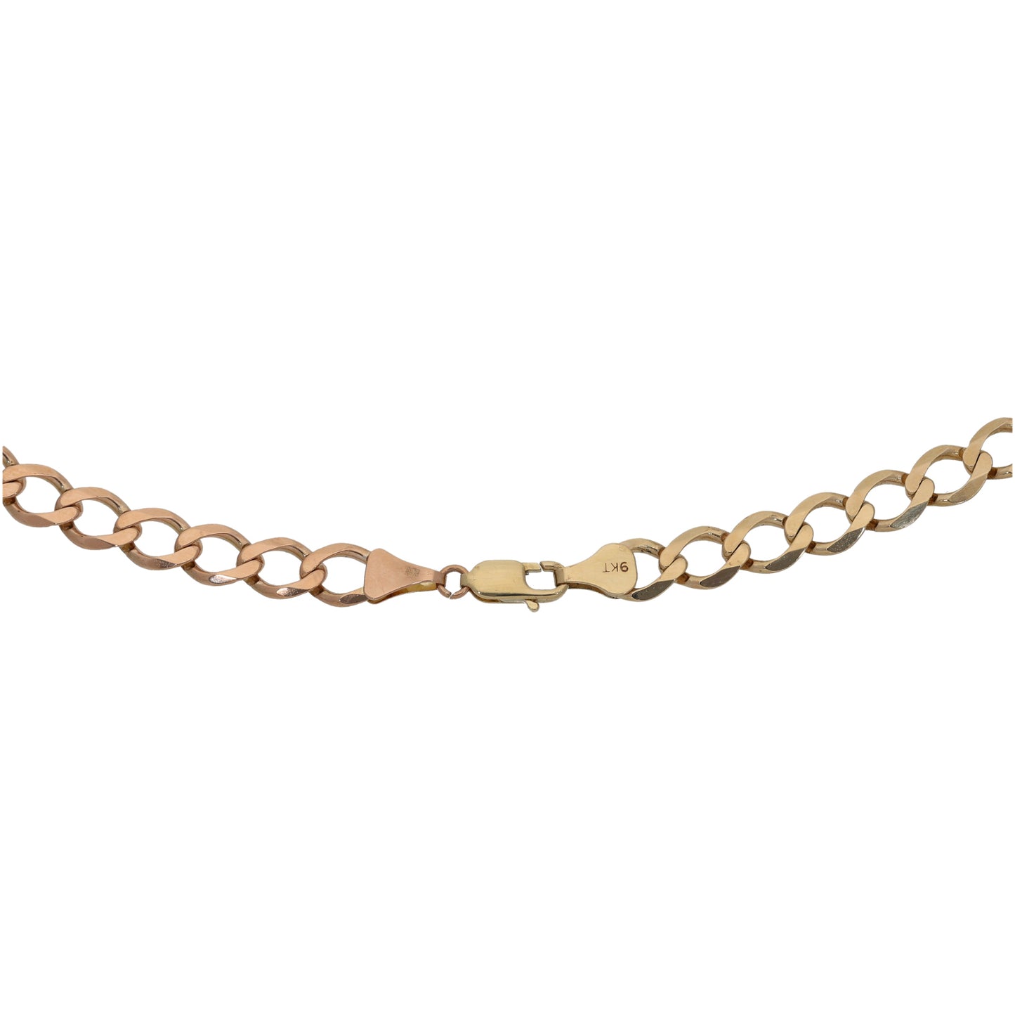 9ct Gold Curb Chain 20"