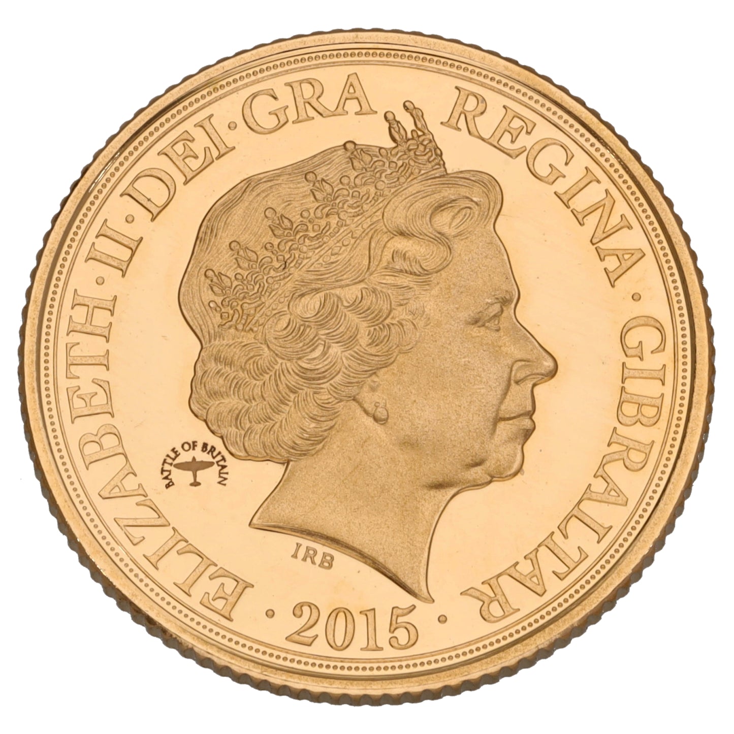 22ct Gold Battle Of Britain 75th Anniversary Full Sovereign Coin 2015