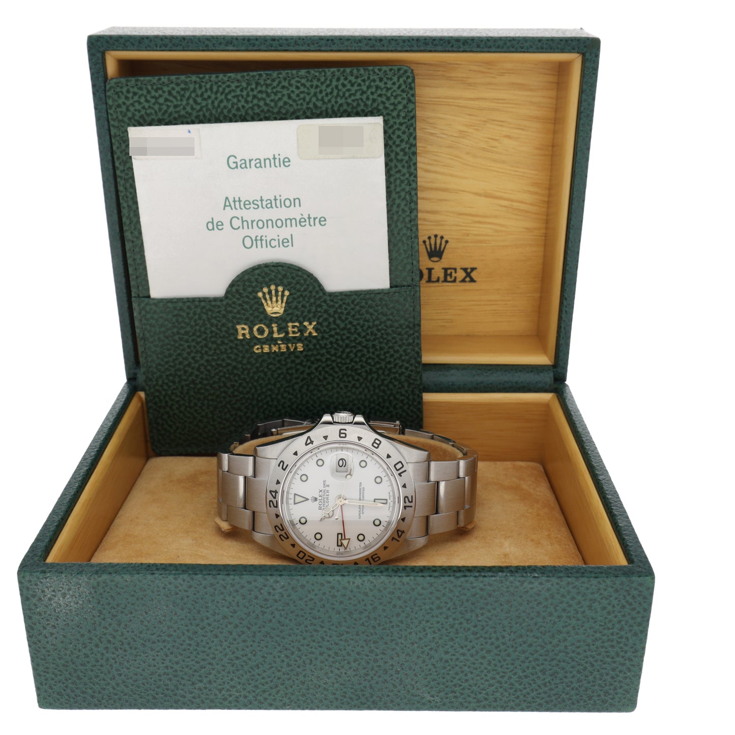 Rolex Explorer II 16570 40mm Stainless Steel Watch