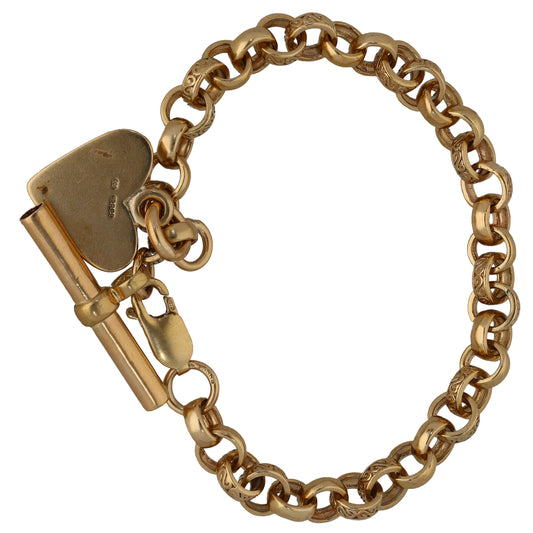 9ct Gold Belcher Bracelet