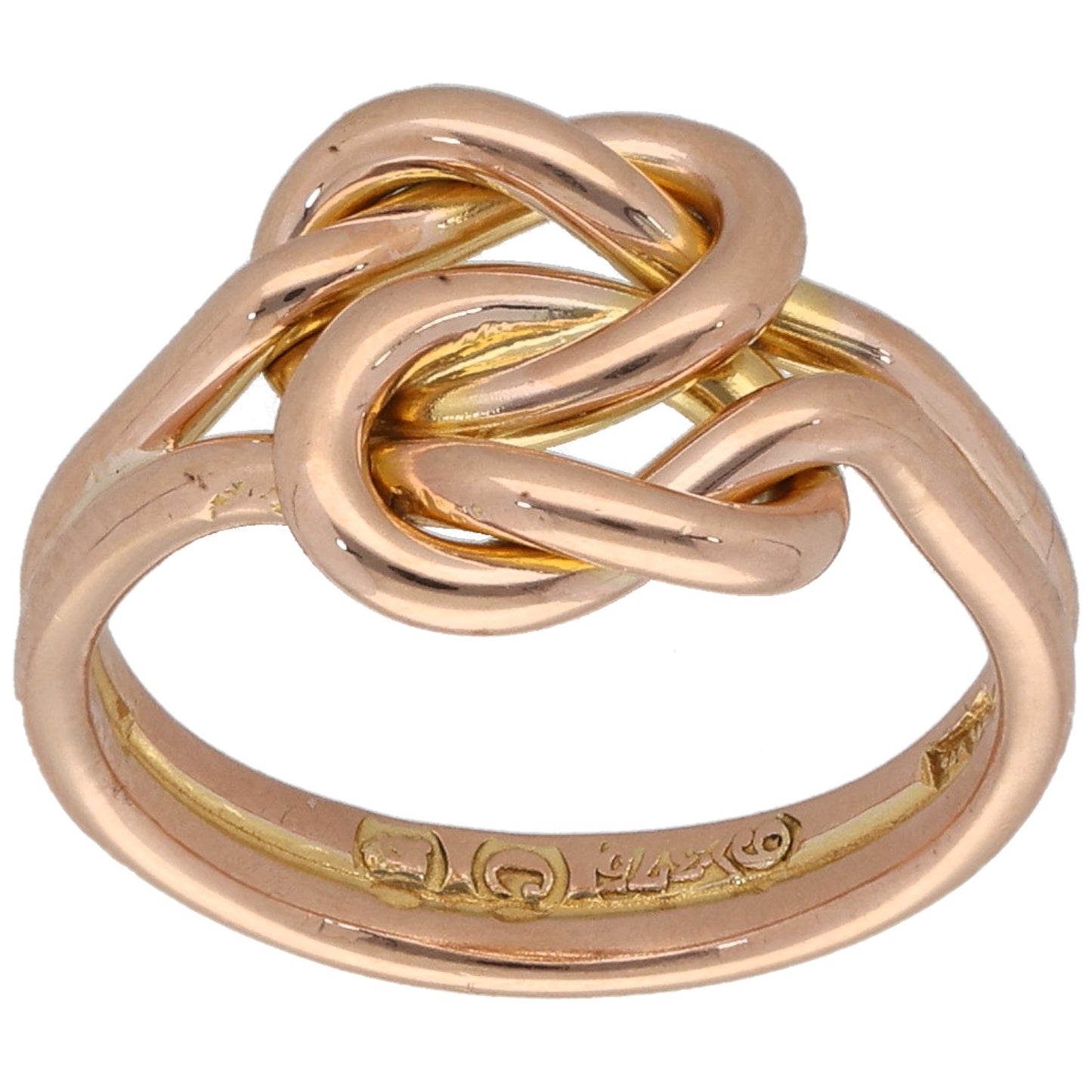 9ct Gold Knot Ring Size O