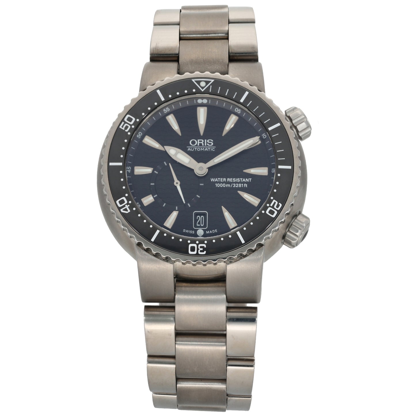 Oris Aquis 01 643 7637 44mm Titanium Watch