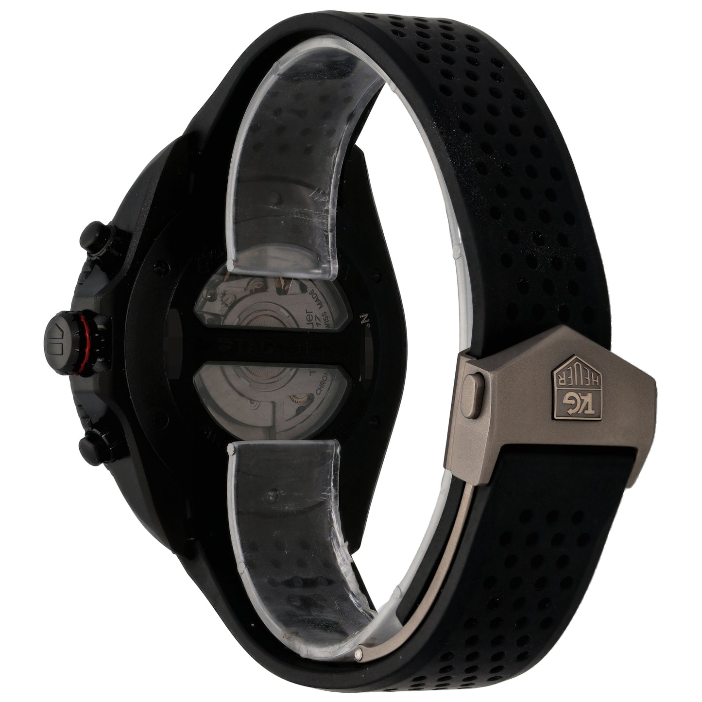 Tag Heuer Grand Carrera CAV518B 43mm PVD Titanium Watch