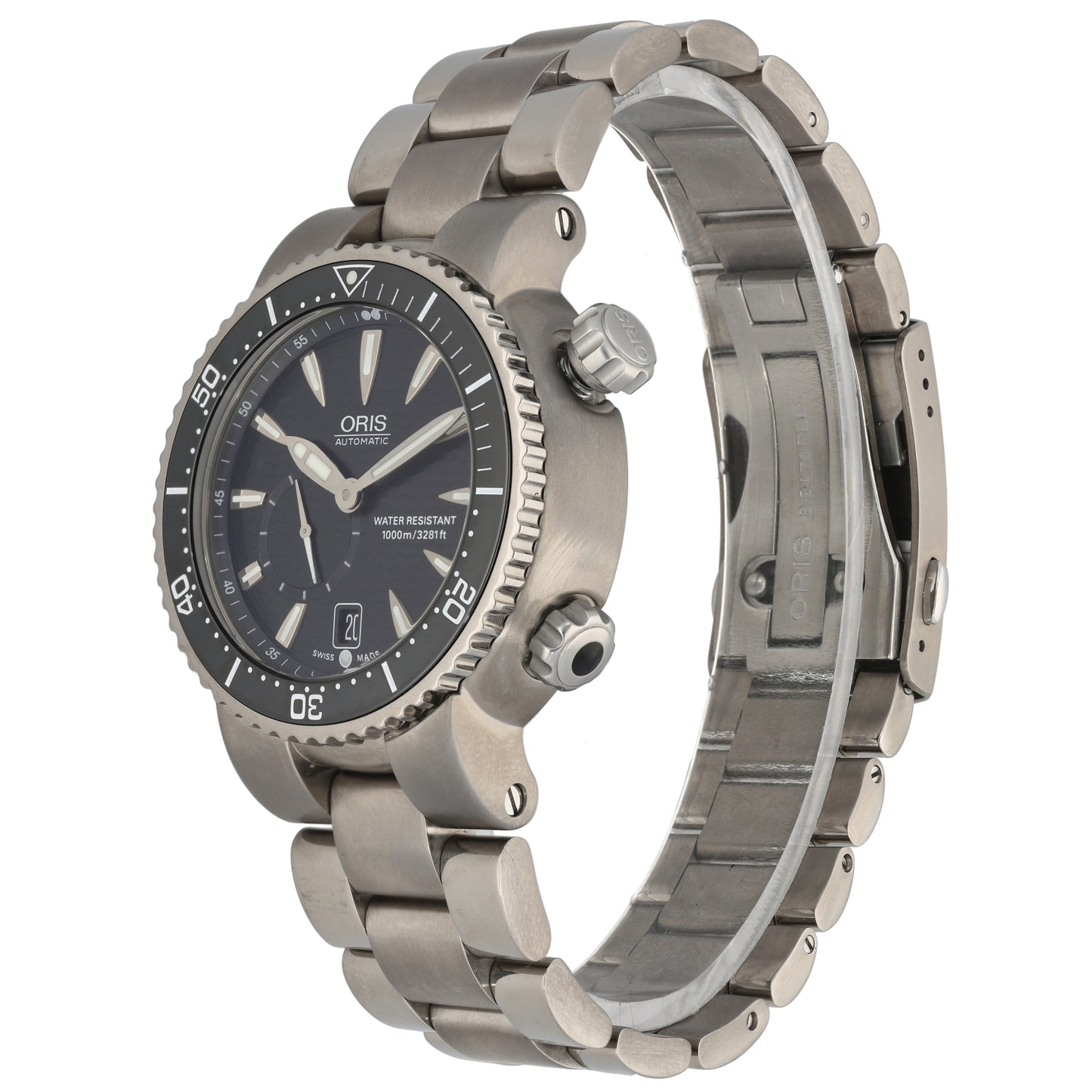 Oris Aquis 01 643 7637 44mm Titanium Watch