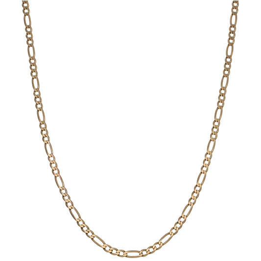 9ct Gold Figaro Chain 22"