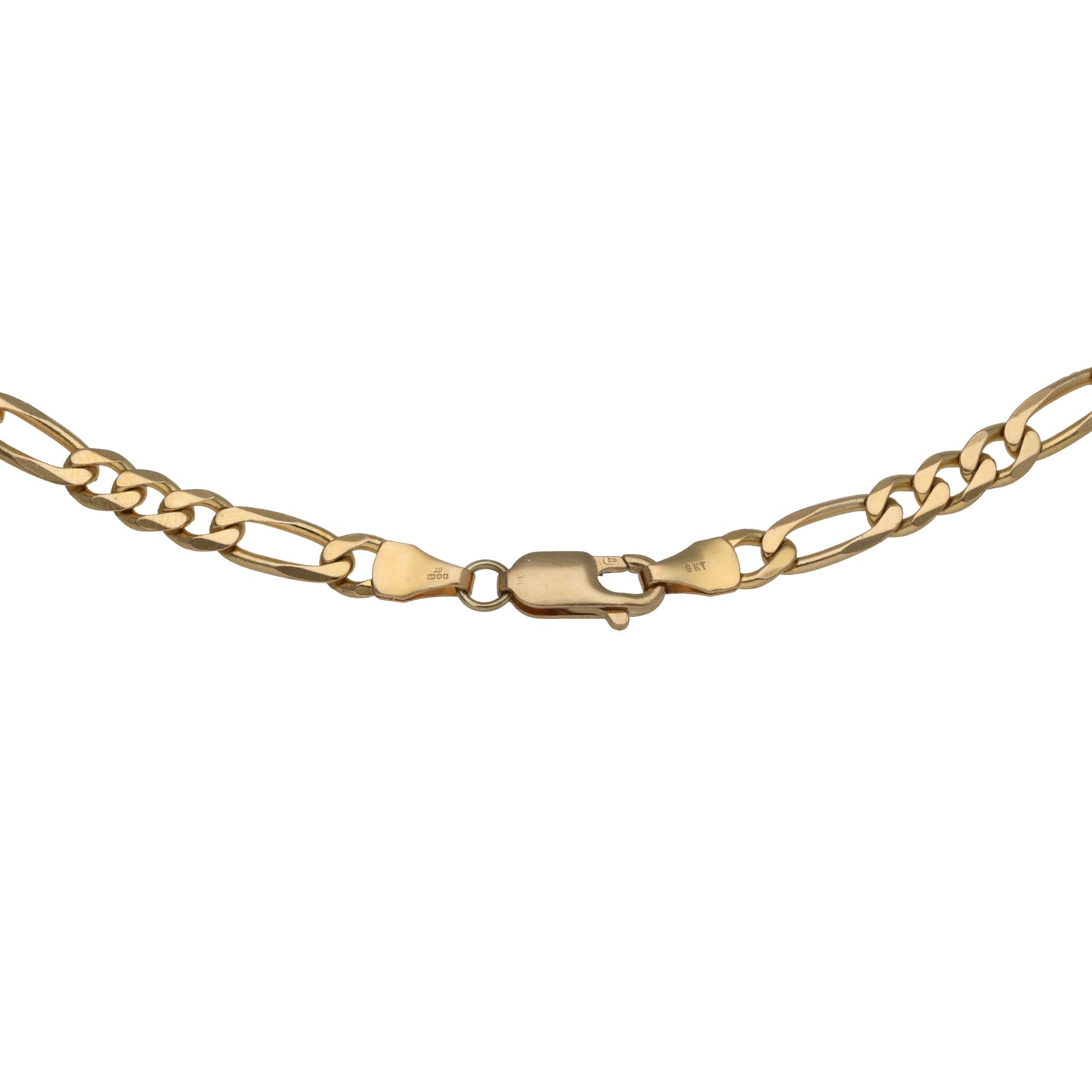 9ct Gold Figaro Chain 26"