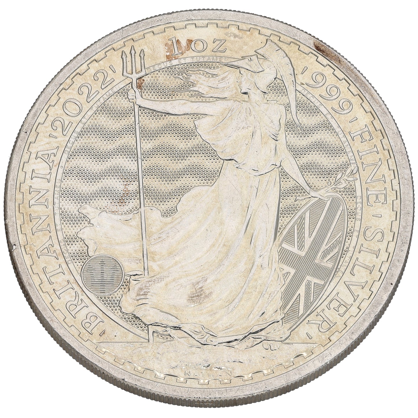 Fine Silver Queen Elizabeth II 1 OZ Britannia Coin 2022