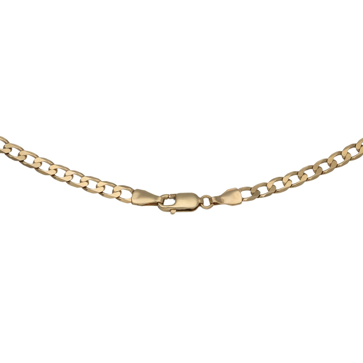 9ct Gold Curb Chain 16"