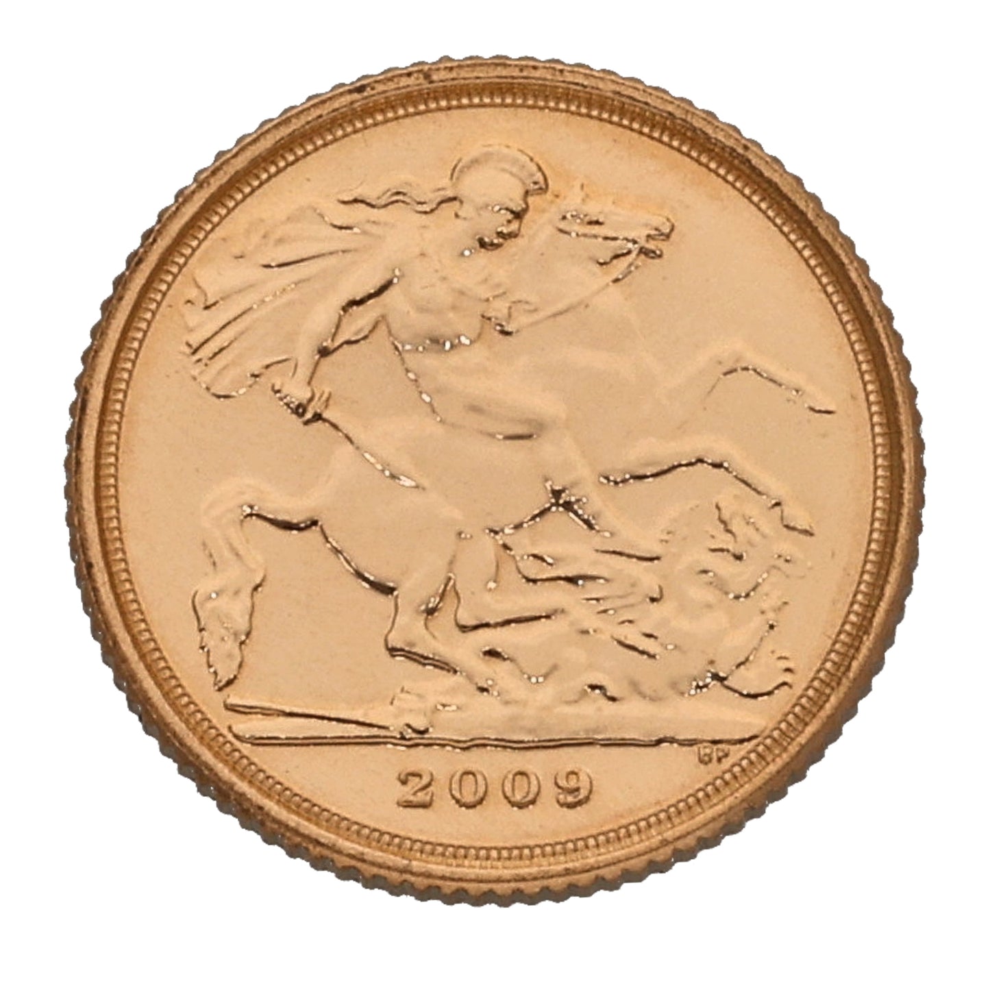 22ct Gold Queen Elizabeth II Quarter Sovereign Coin 2009