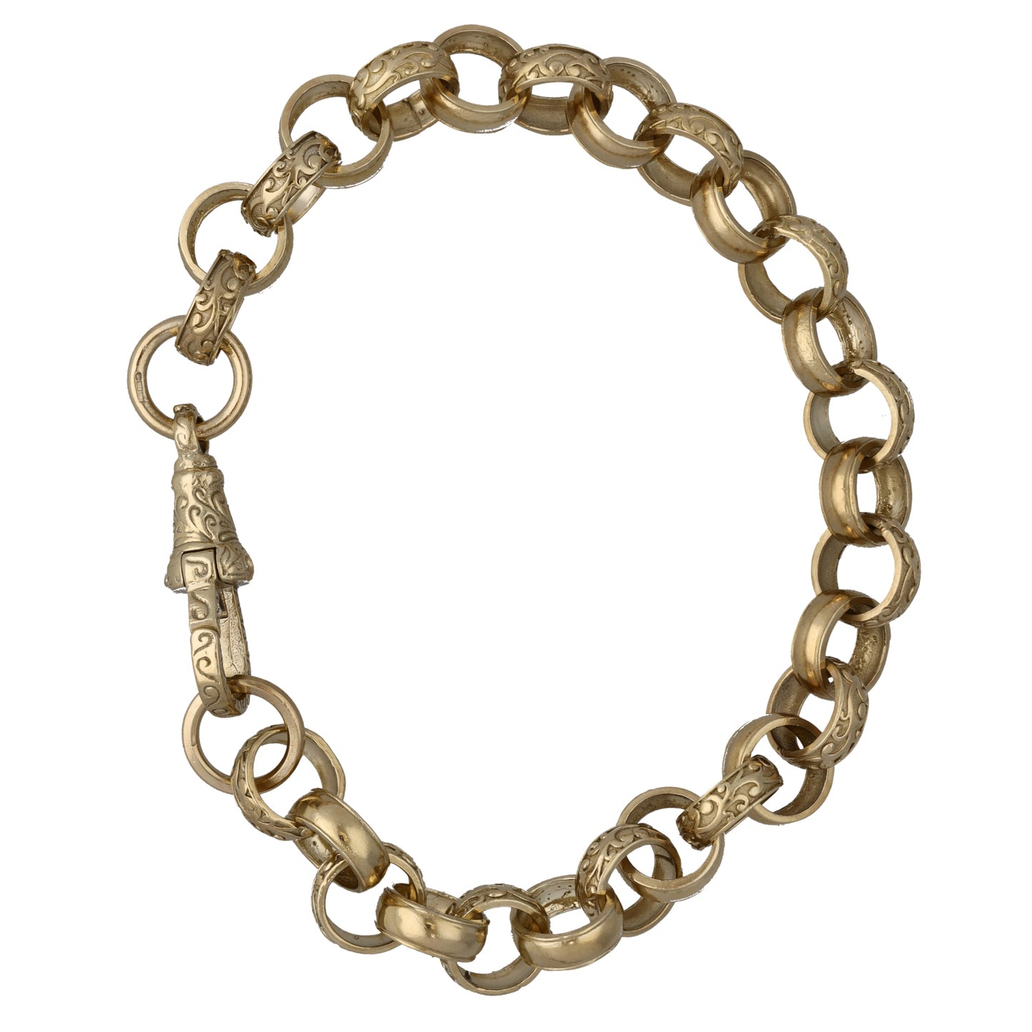 9ct Gold Belcher Bracelet