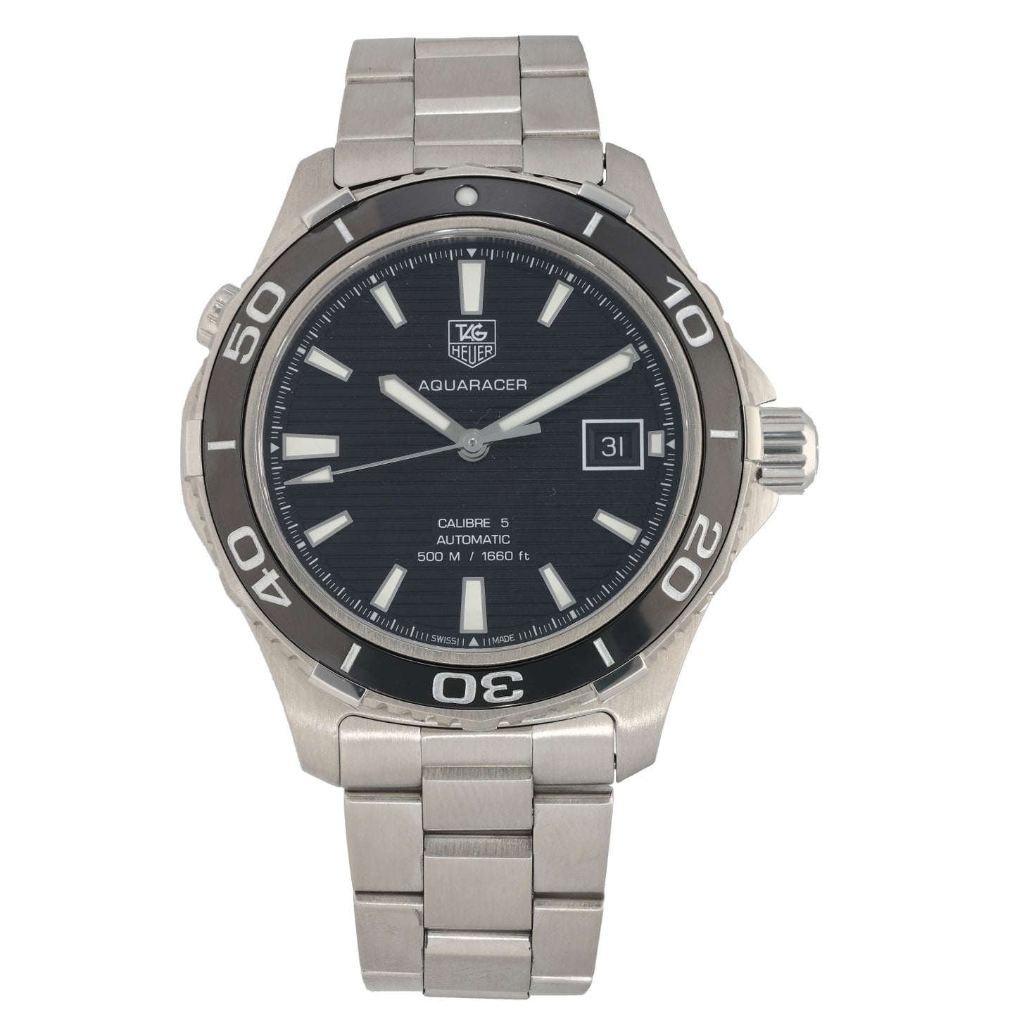 Tag Heuer Aquaracer WAK2110 42mm Stainless Steel Watch