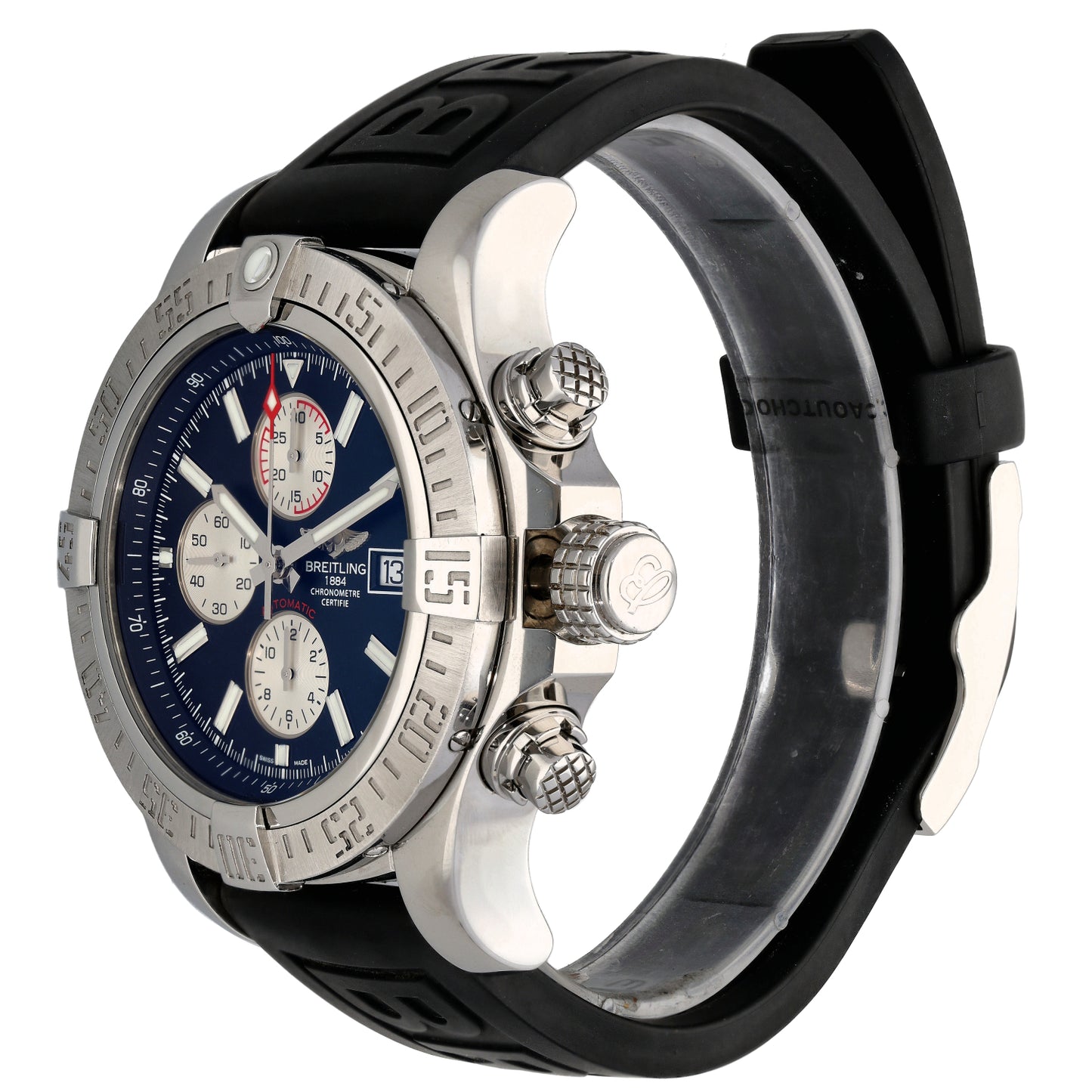 Breitling Super Avenger II A13371 48mm Stainless Steel Watch