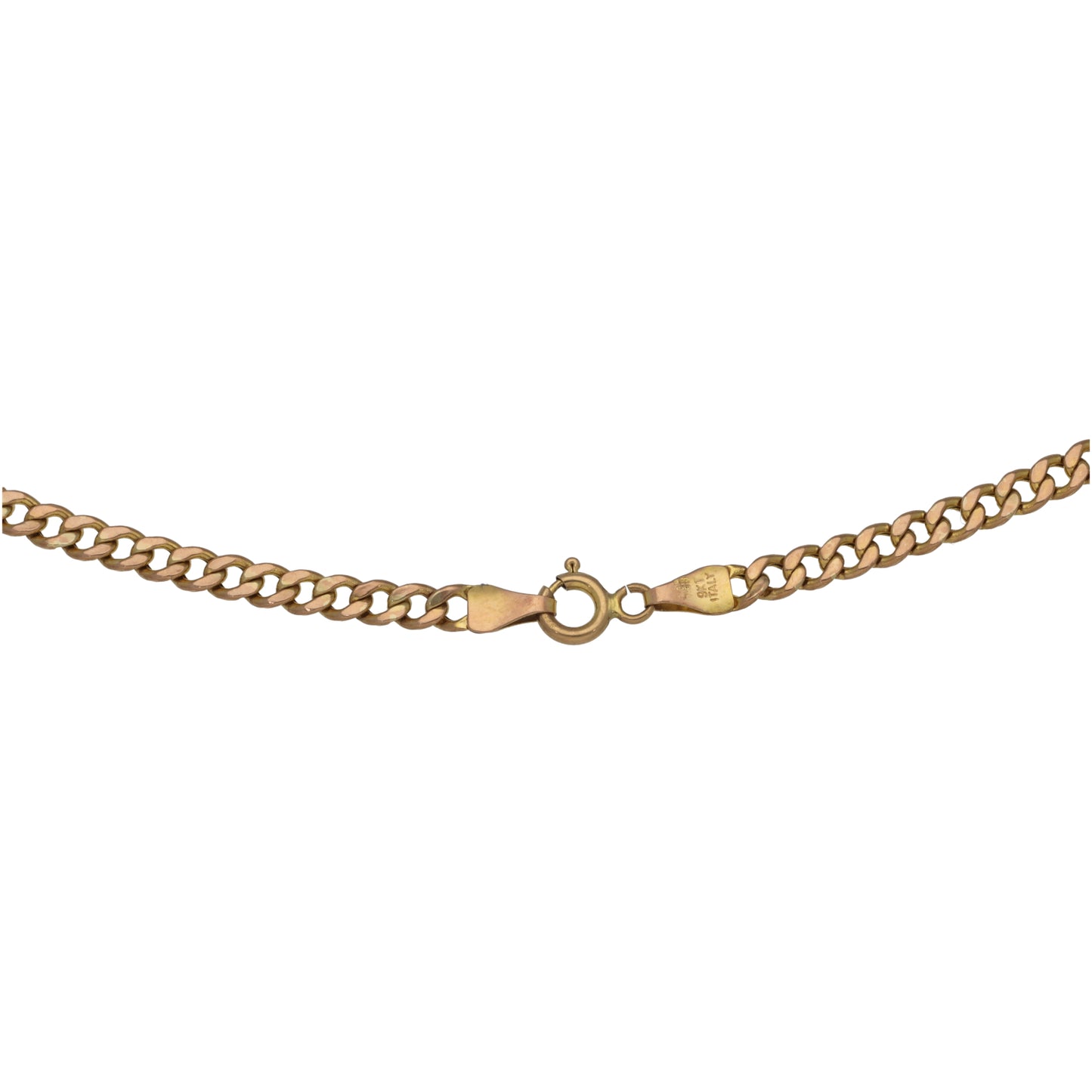 9ct Gold Curb Chain 20"