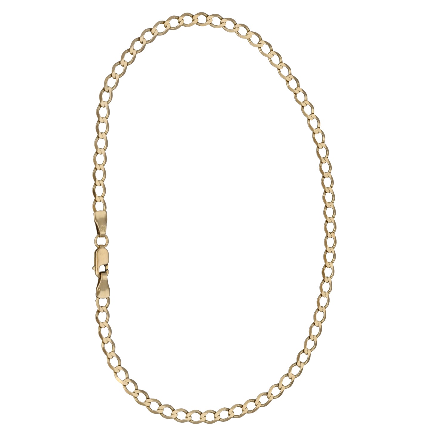 9ct Gold Curb Anklet